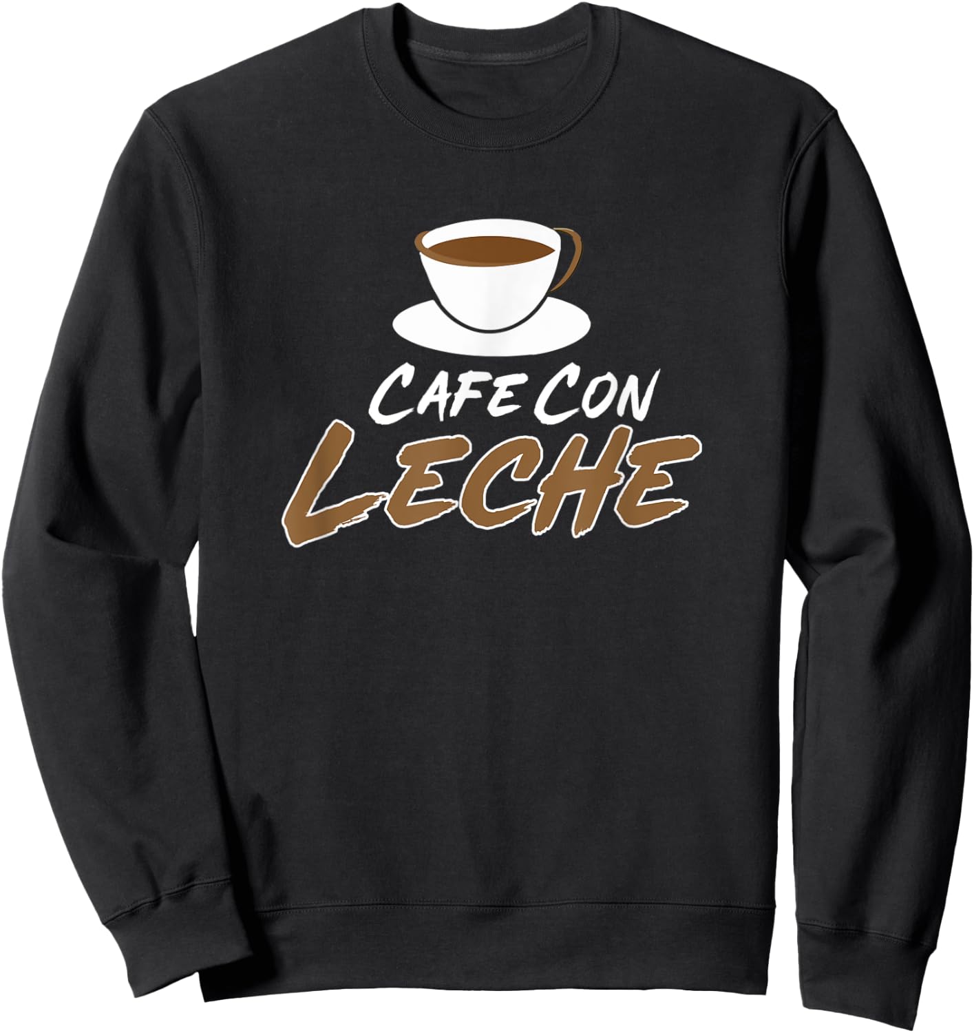 Cafe Con Leche Sweatshirt - Sweatshirt | Black