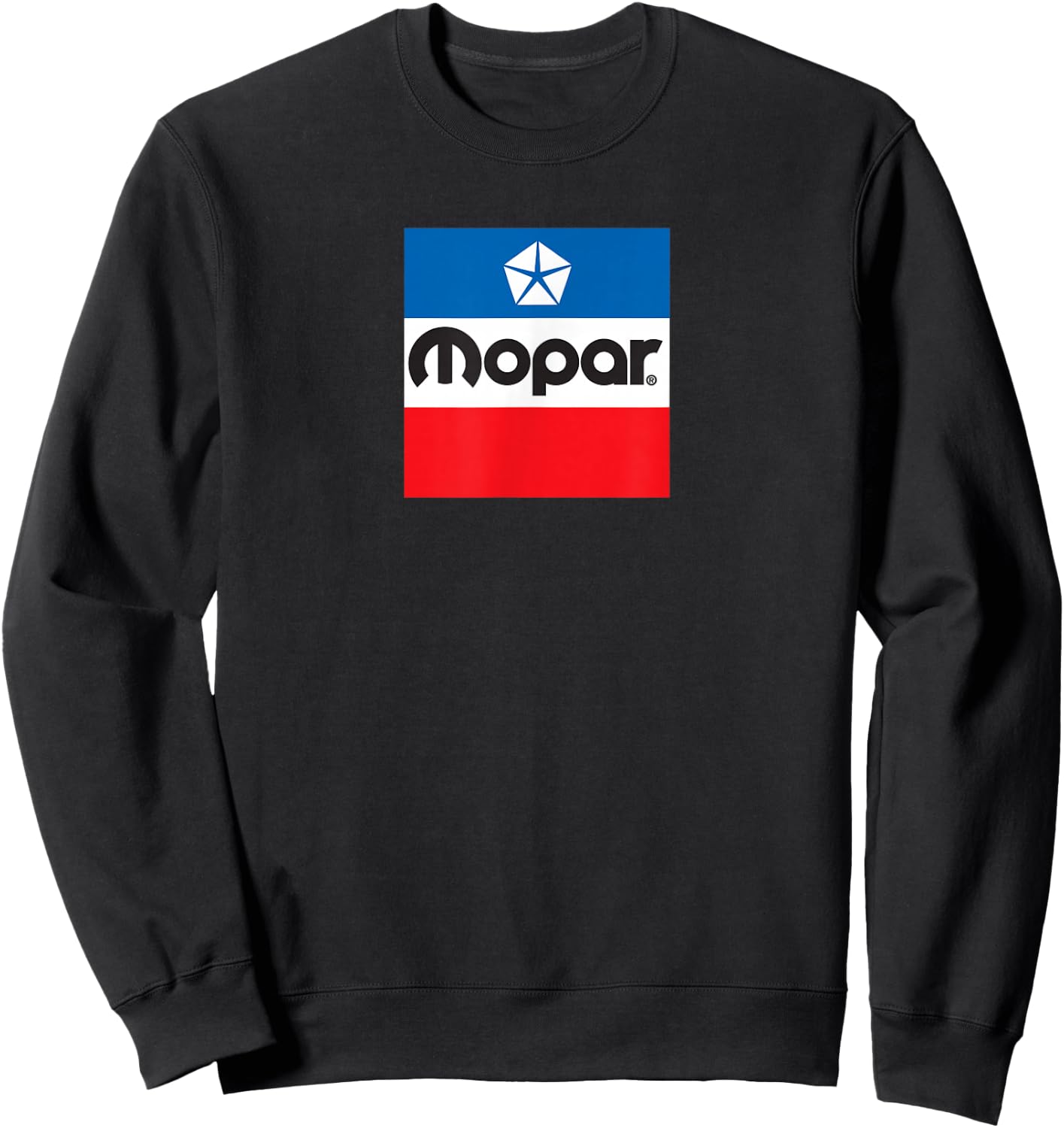 Mopar Retro Flag Logo Sweatshirt - Sweatshirt | Black