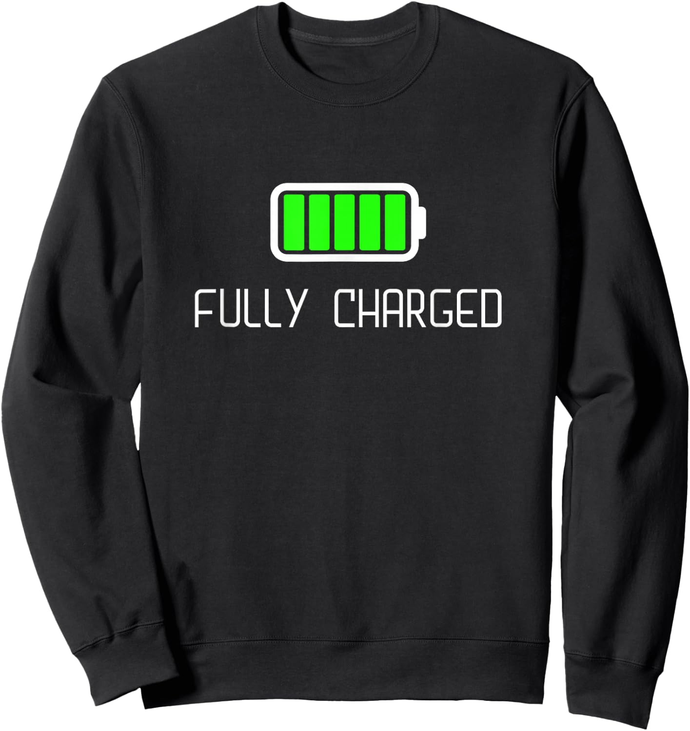 Fully Charged Sweatshirt - Sweatshirt | Black