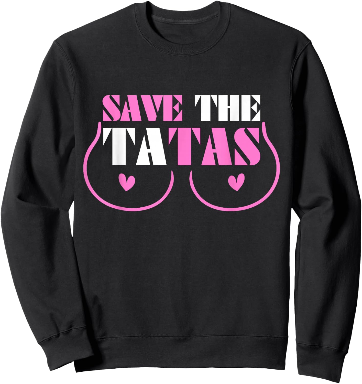 Save the tatas Sweatshirt - Sweatshirt | Black