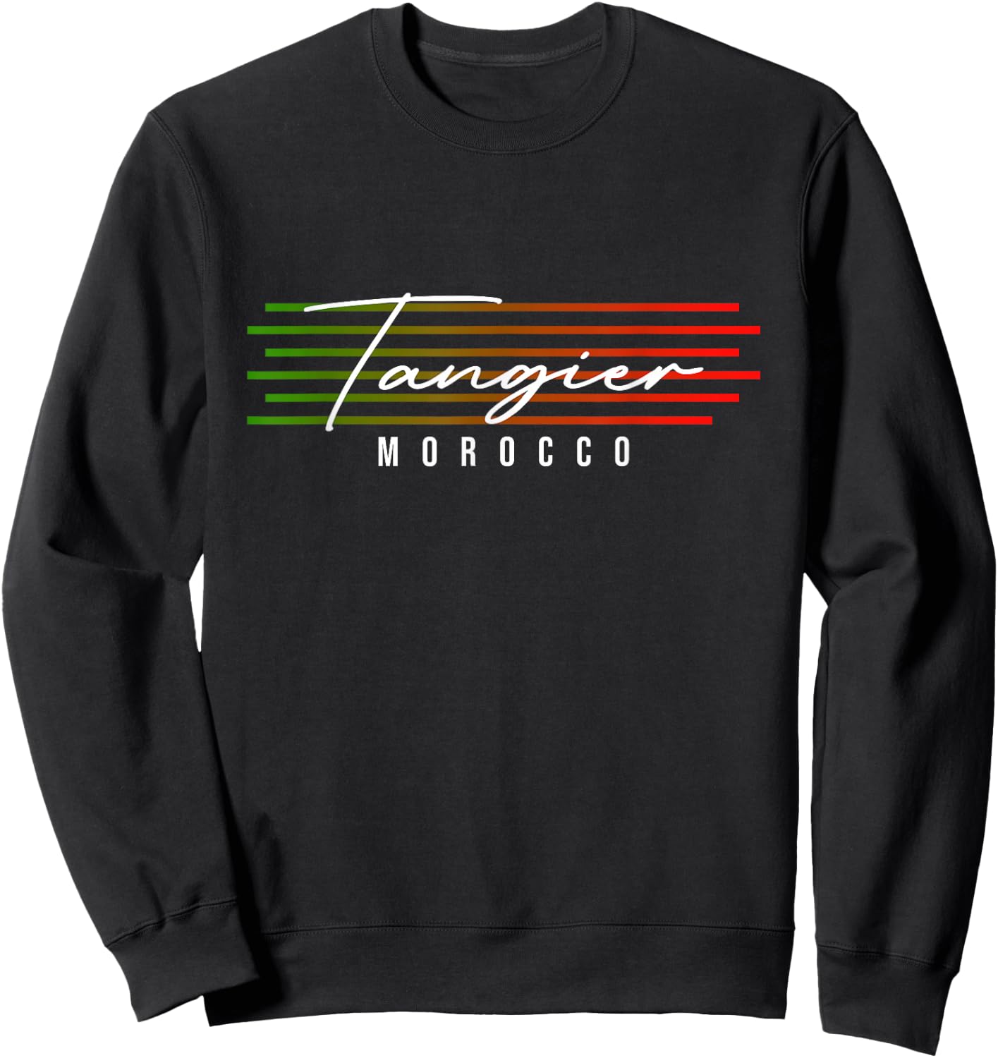 Tangier Morocco Souvenir Sweatshirt - Sweatshirt | Black
