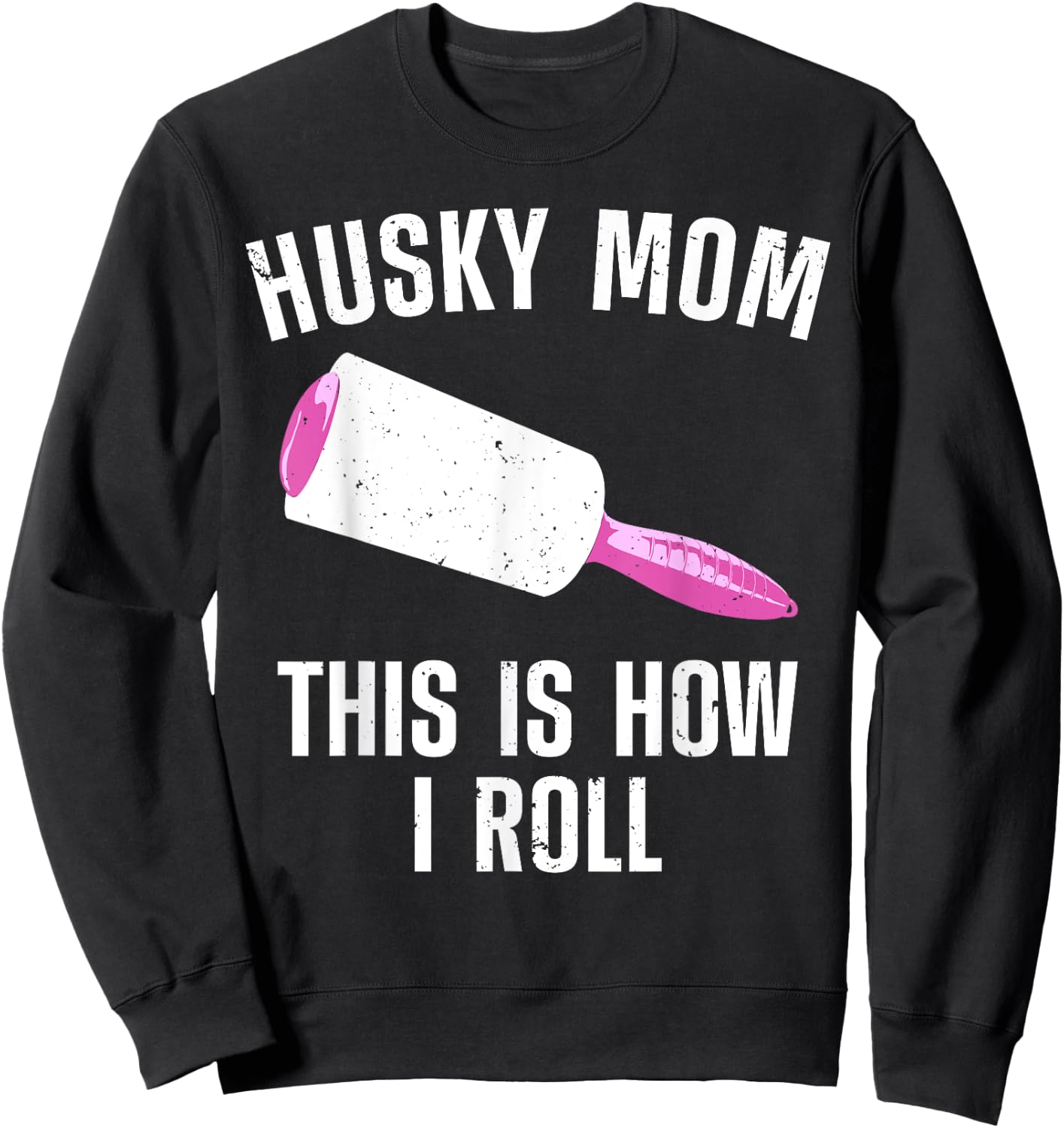 Best Husky Mom Girls Alaskan Siberian Huskies Dog Sweatshirt - Sweatshirt | Black
