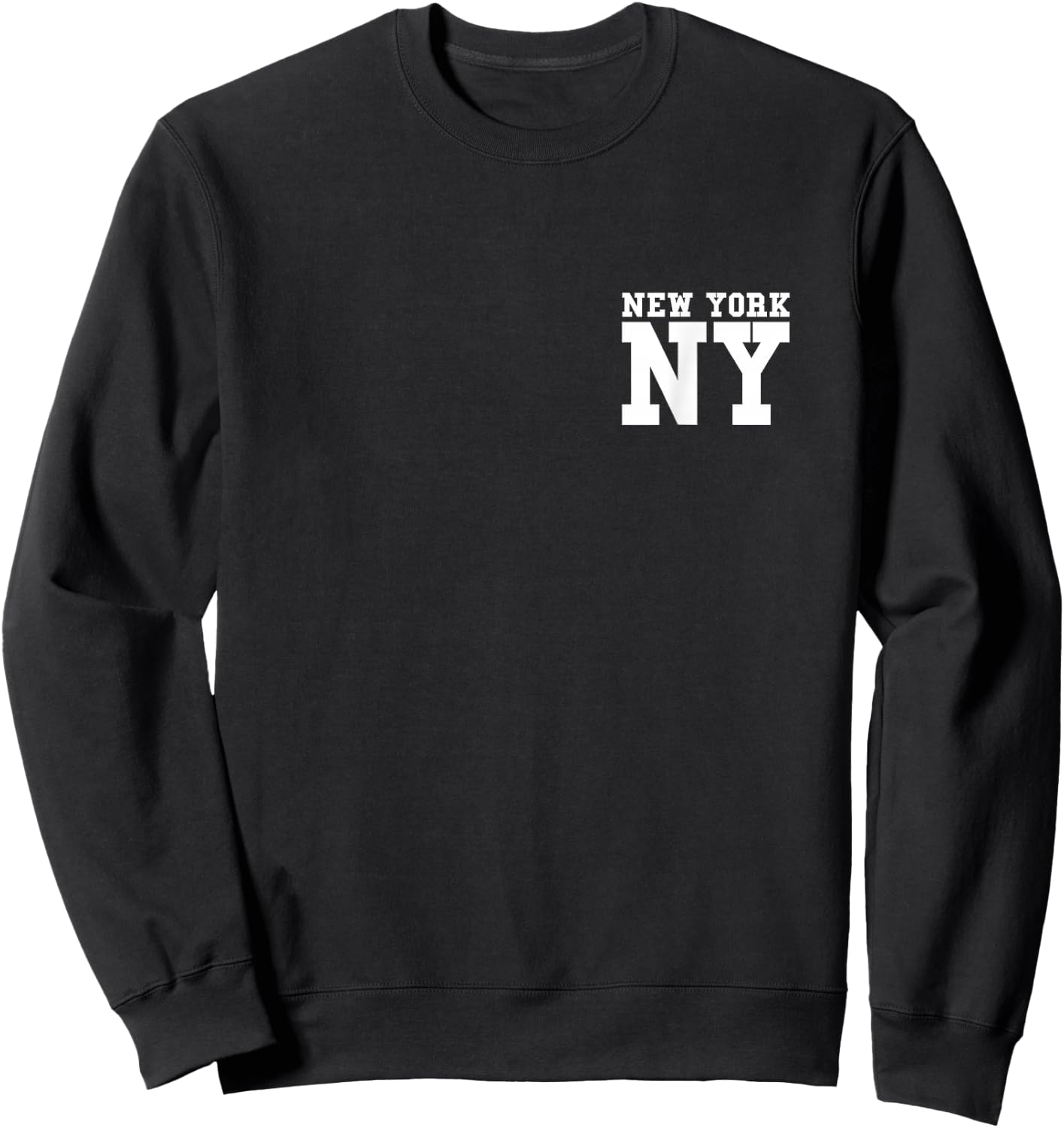 New York - NY - Minimalistic Pocket Design - Classic Sweatshirt - Sweatshirt | Black