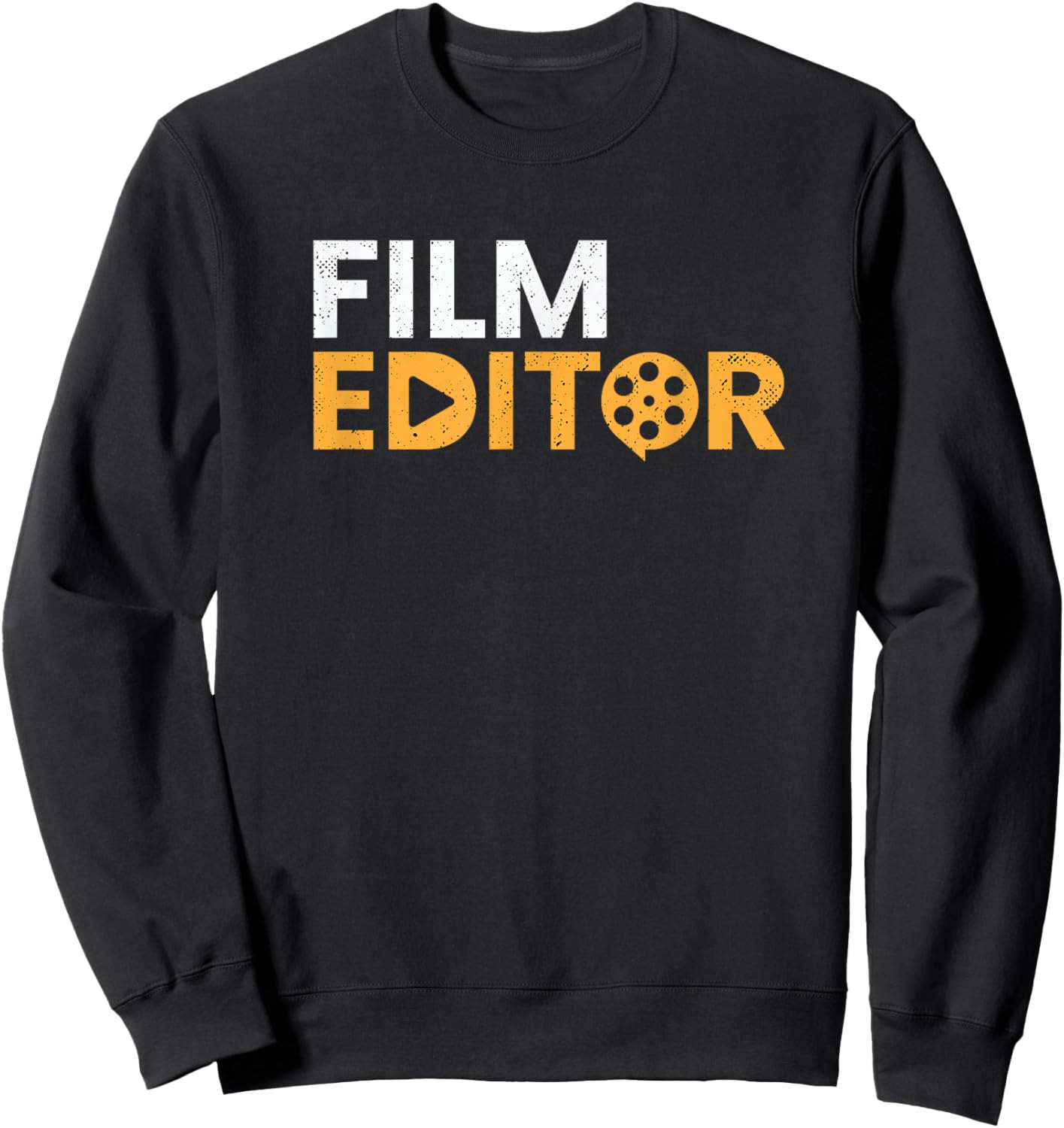 Filmeditor Video director Cameraman Filmmaker Sweatshirt - Sweatshirt | Black
