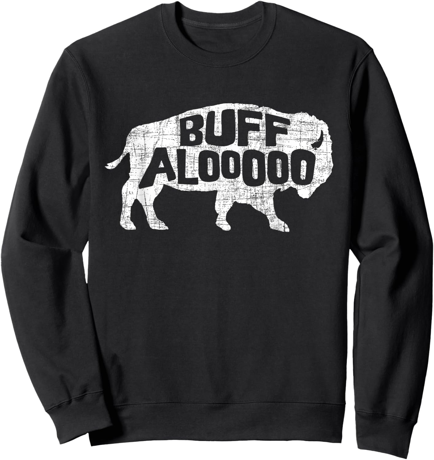 American Bison Buffalo Lover Wildlife Outdoor National Park Sweatshirt - Sweatshirt | Black