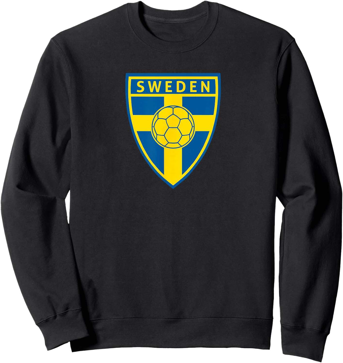 Sweden Flag Swedish Soccer Football Fan Team Sweatshirt - Sweatshirt | Black
