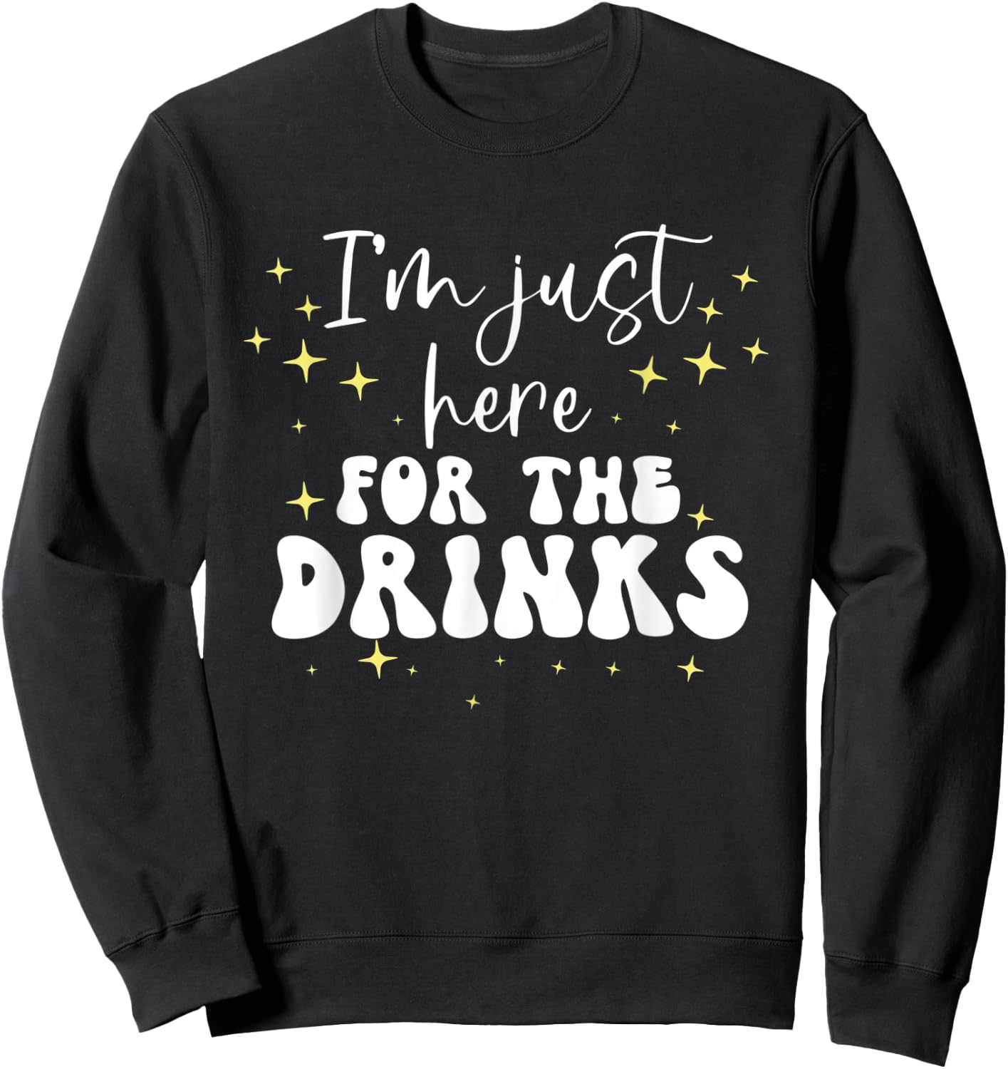 Just Here For The Drinks Halloween Group Matching Costumes Sweatshirt - Sweatshirt | Black