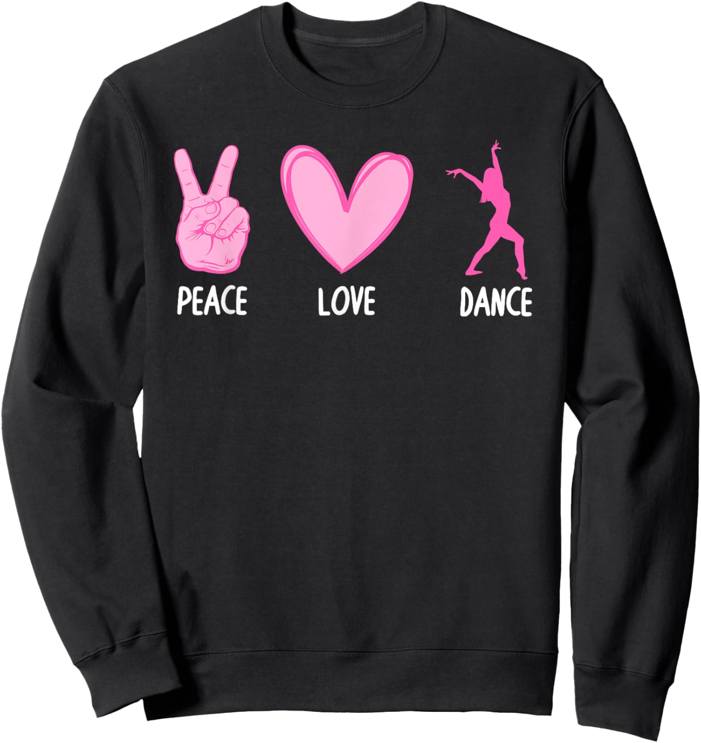 Cool Dance Girls Dancing Related Hip Hop Dancer Sweatshirt - Sweatshirt | Black