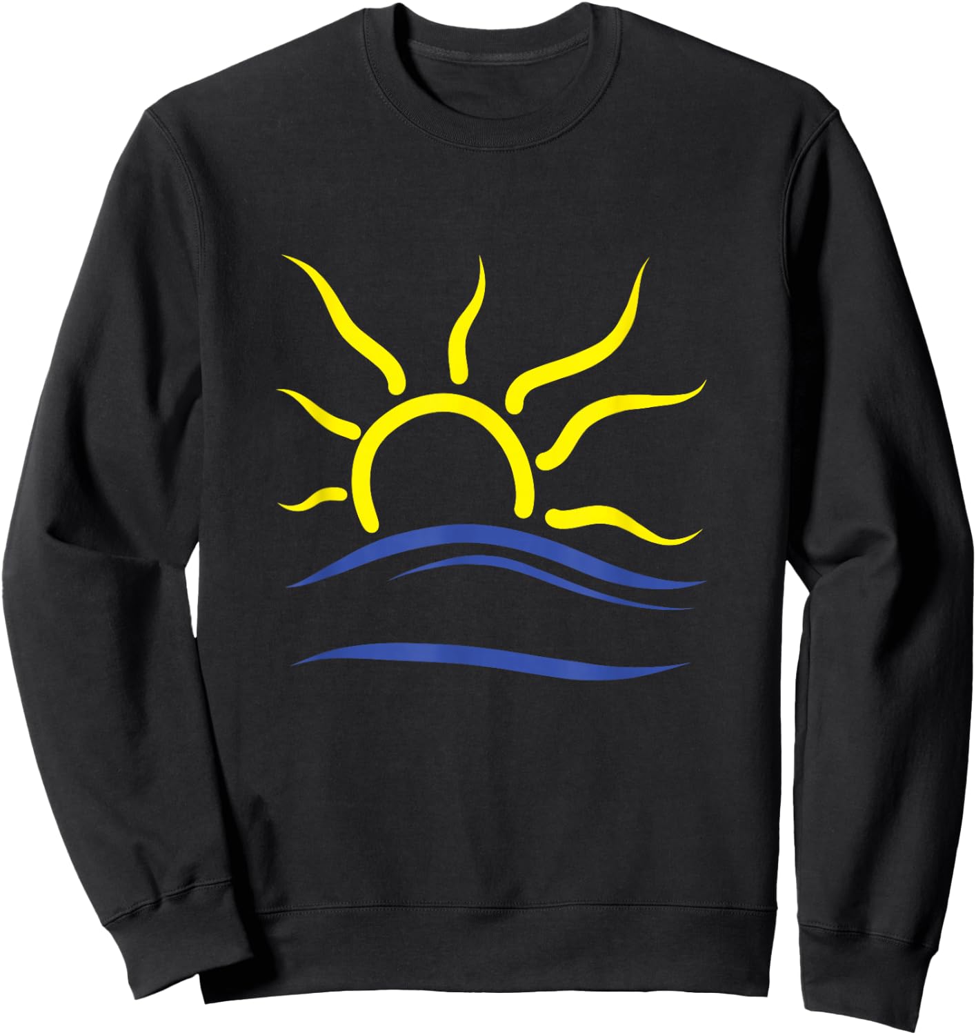 Naturist Symbol and Nudist Pendant Design Sweatshirt - Sweatshirt | Black