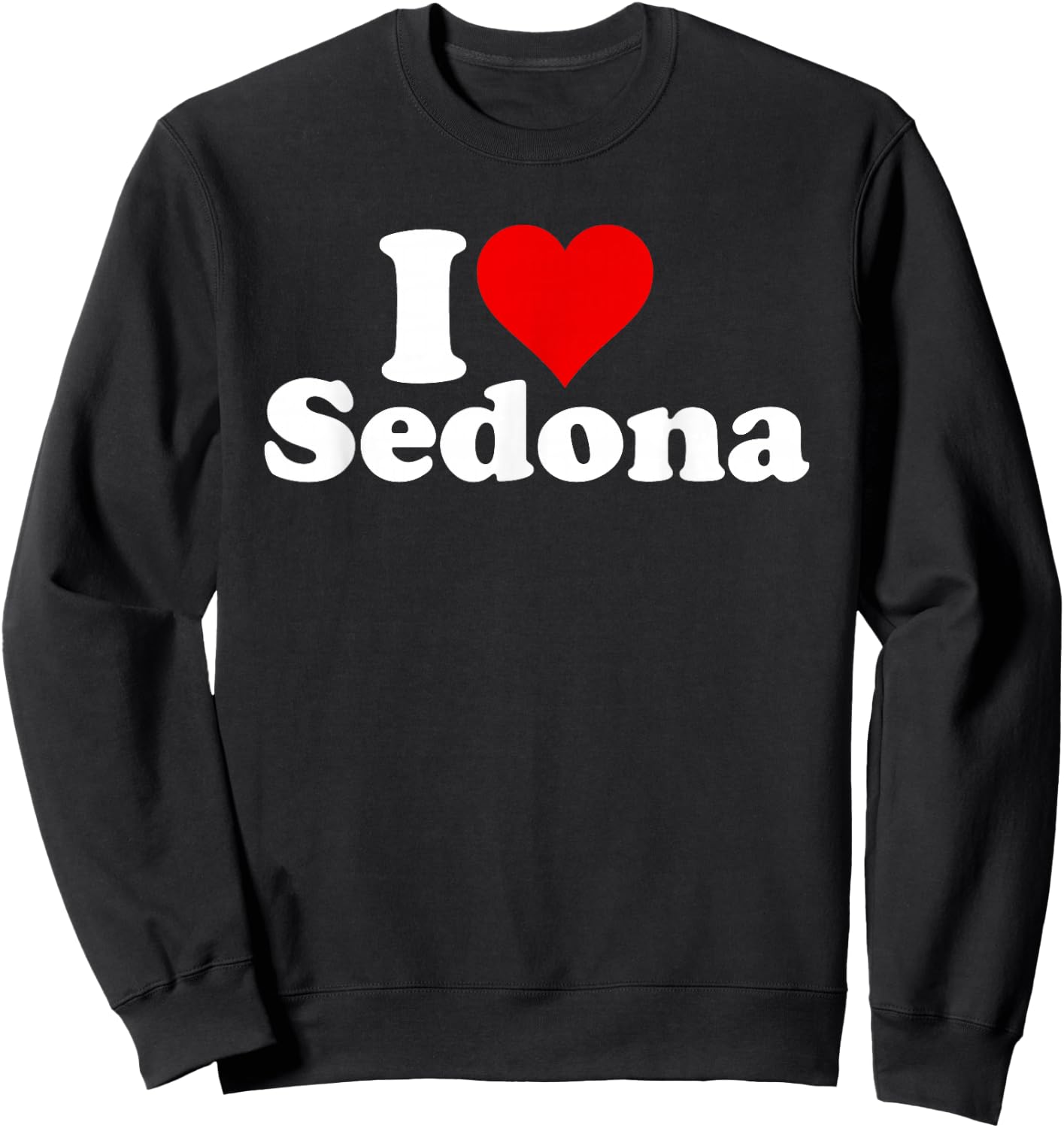 I Love Heart Sedona Arizona Sweatshirt - Sweatshirt | Black