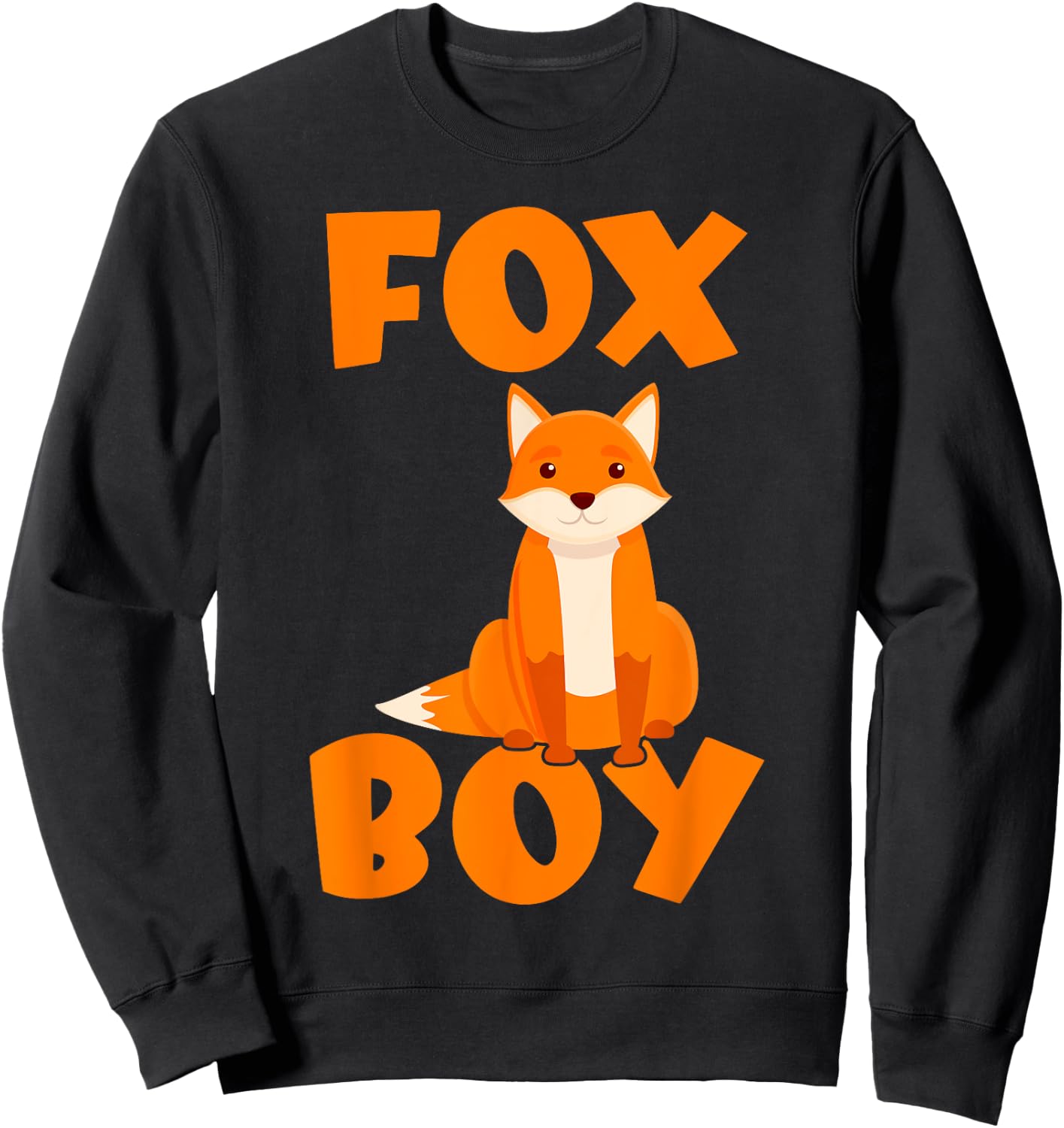 Fox Boy Sweatshirt - Sweatshirt | Black