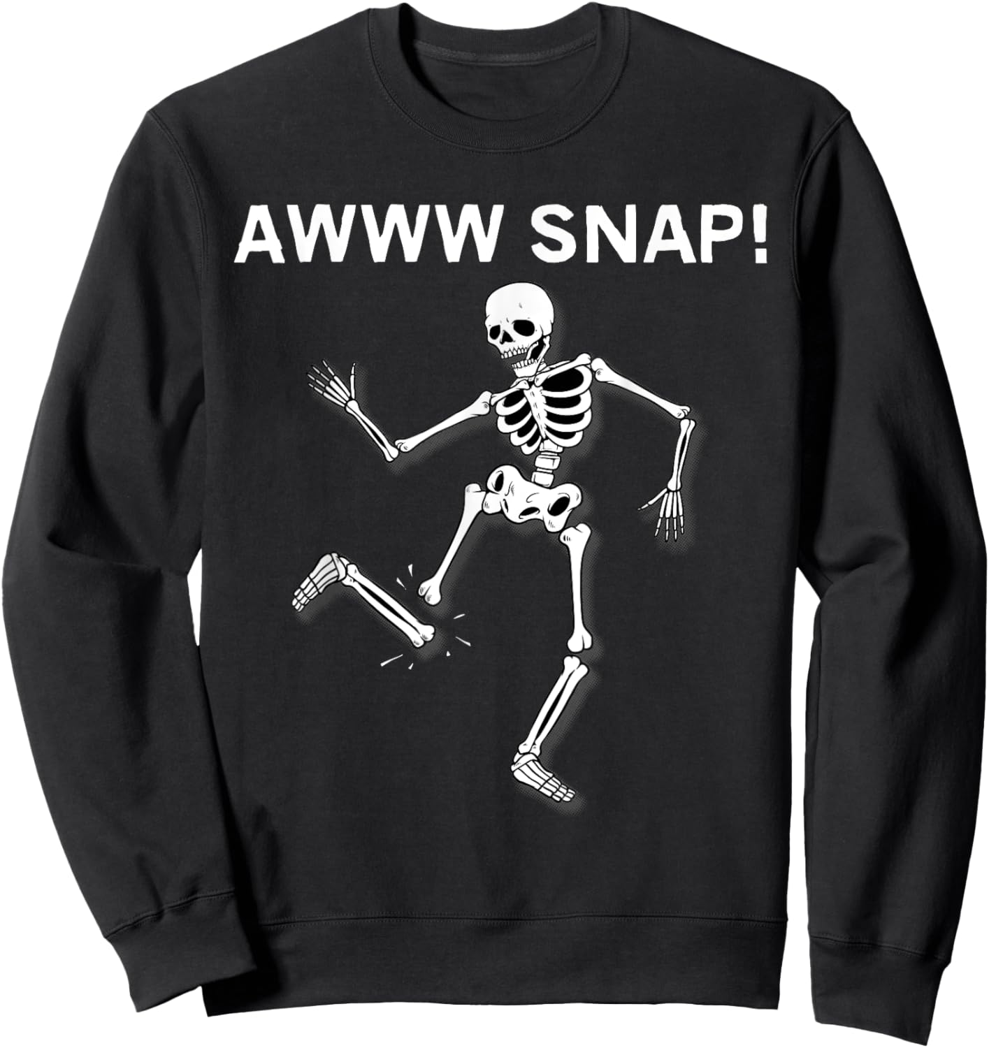 Funny Broken Leg Art Women Kids Foot Ankle Surgery Sweatshirt - Sweatshirt | Black