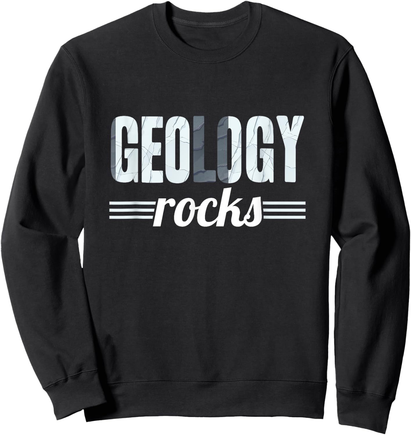 Geology Rocks Collecting Rocks Geology Rockhounding Sweatshirt - Sweatshirt | Black