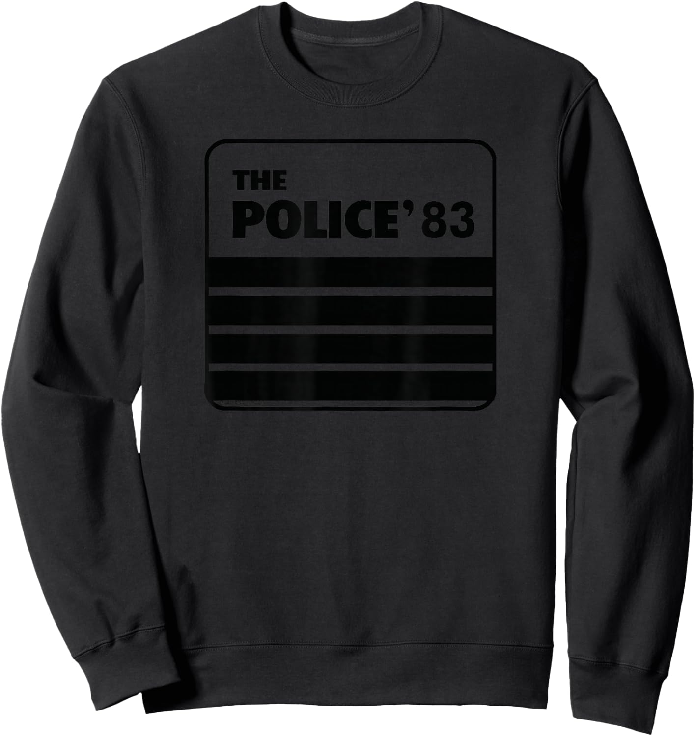 Official The Police Rock Music Band Boys 83 Sweatshirt - Sweatshirt | Black
