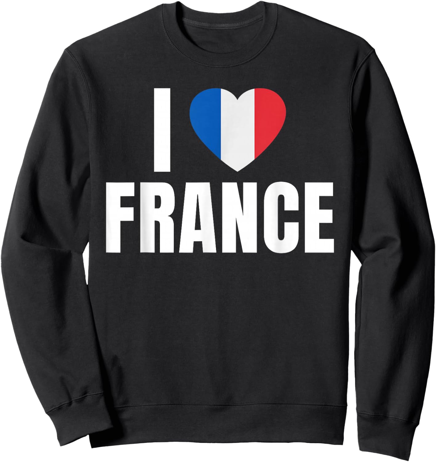 I love France Sweatshirt - Sweatshirt | Black