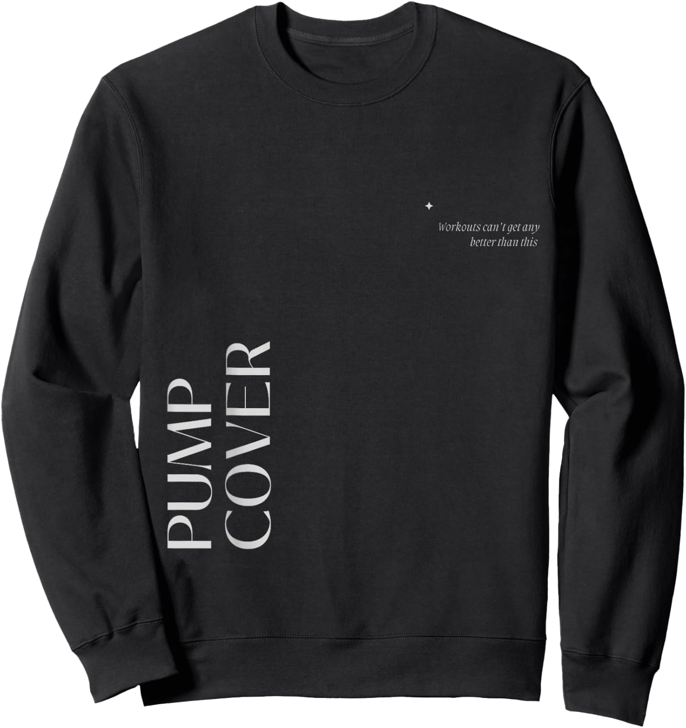 Gym pump cover Oversized Workout Sweatshirt - Sweatshirt | Black