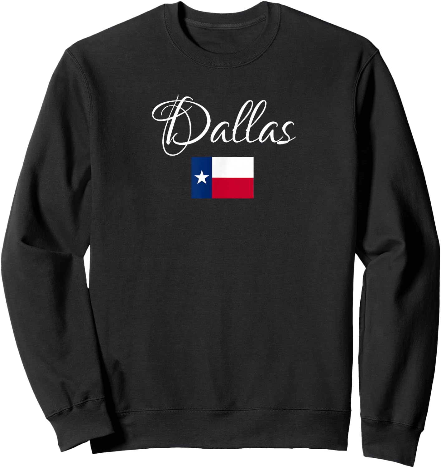 Dallas, Texas USA Sweatshirt - Sweatshirt | Black