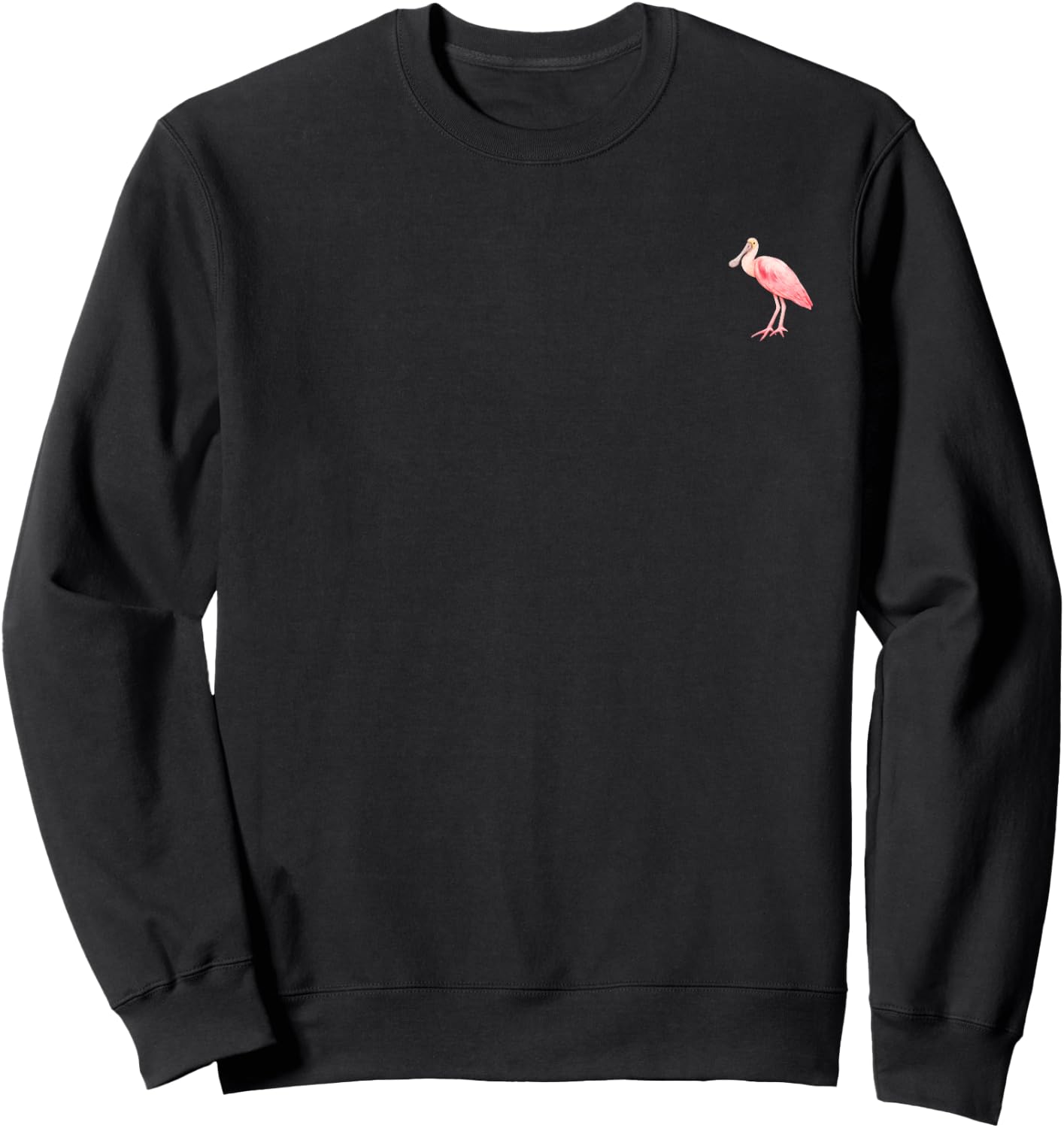 Roseate Spoonbill Sweatshirt - Sweatshirt | Black