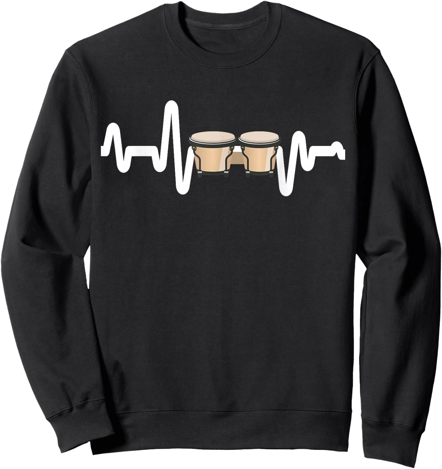 Bongo Hearbeat Sweatshirt - Sweatshirt | Black