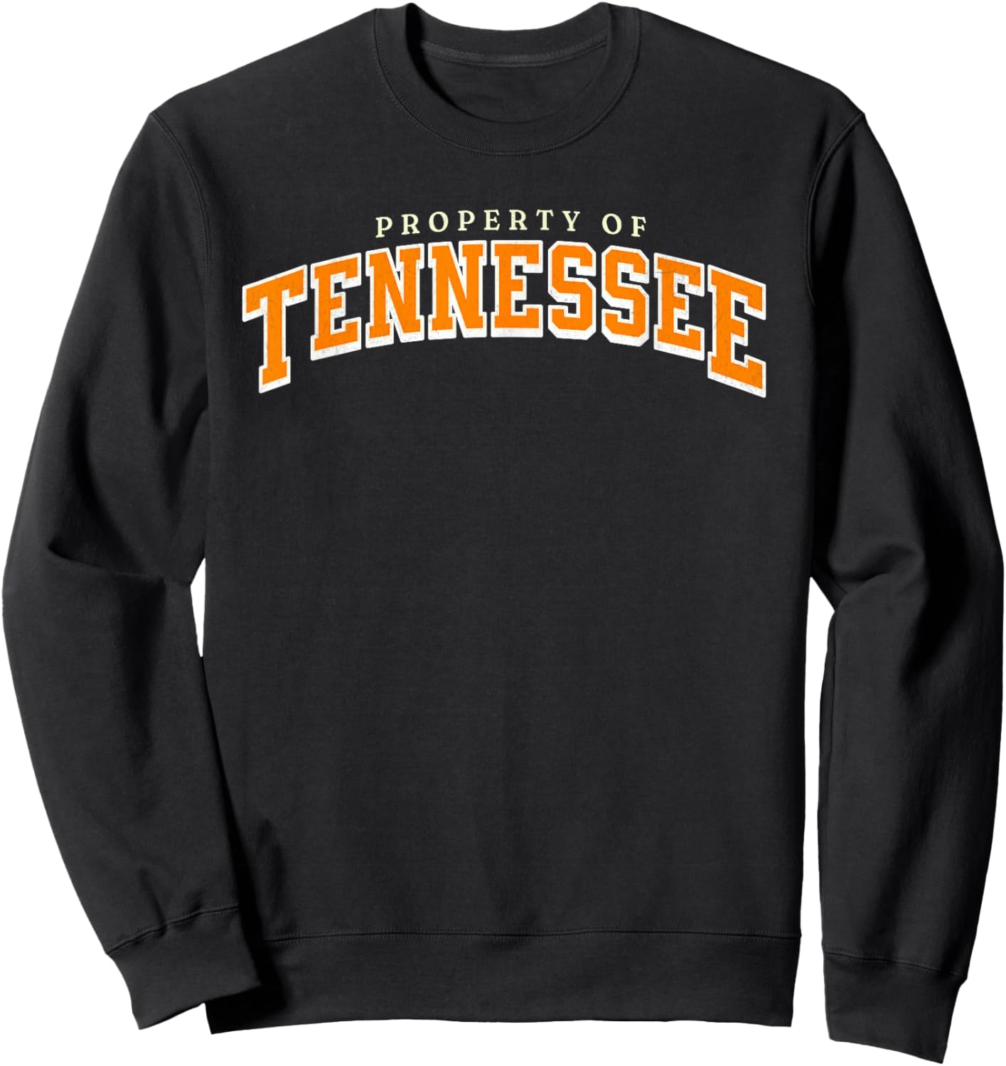 Retro Tennessee TN Orange Vintage Design Classic Tennessee Sweatshirt - Sweatshirt | Black