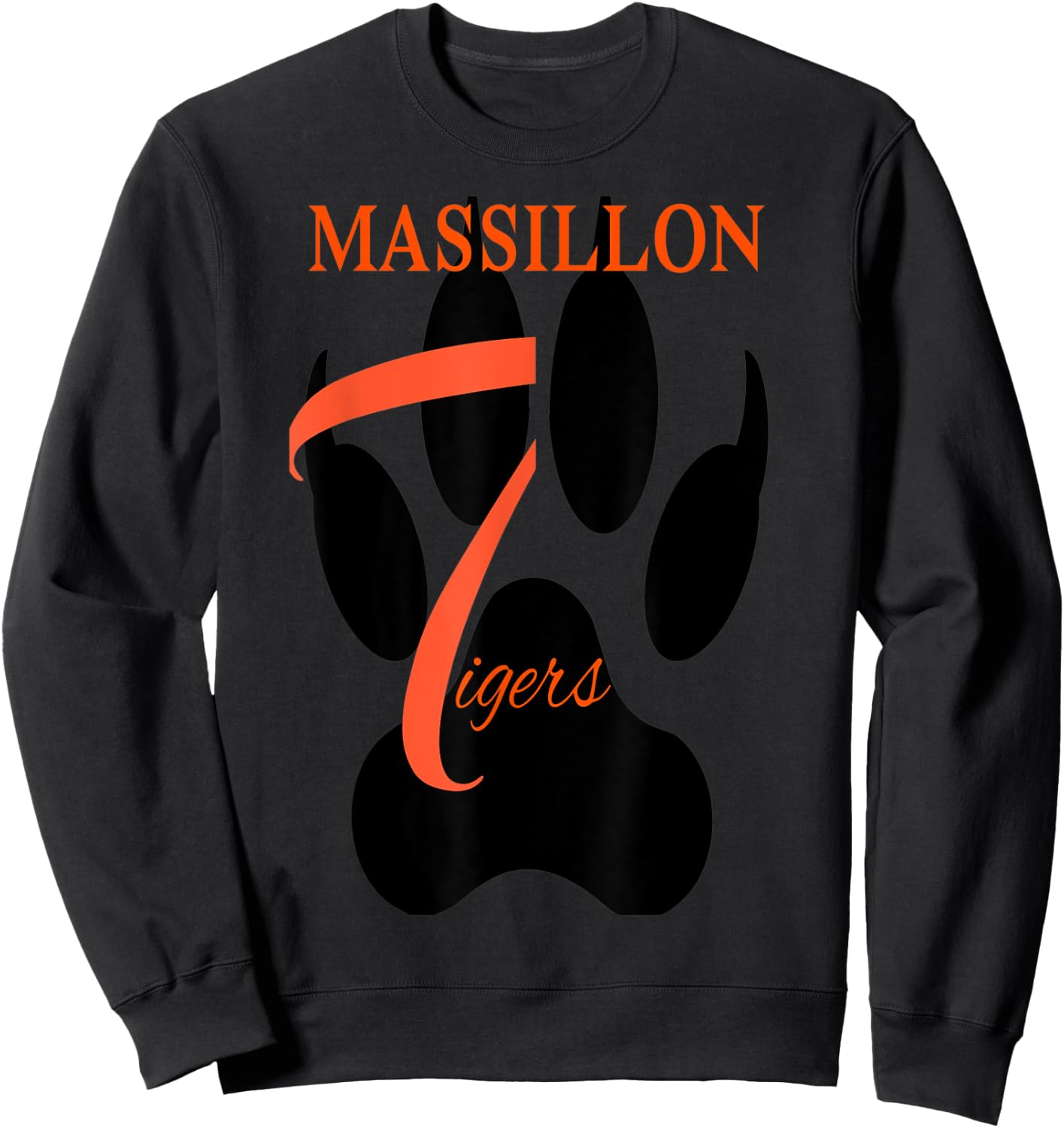 Tigers Sports, Football, Baseball, Basketball. Grey Sweatshirt - Sweatshirt | Black