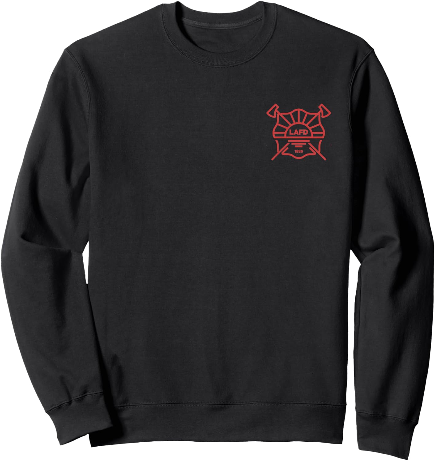 LAFD Los Angeles Fire Department Sweatshirt - Sweatshirt | Black