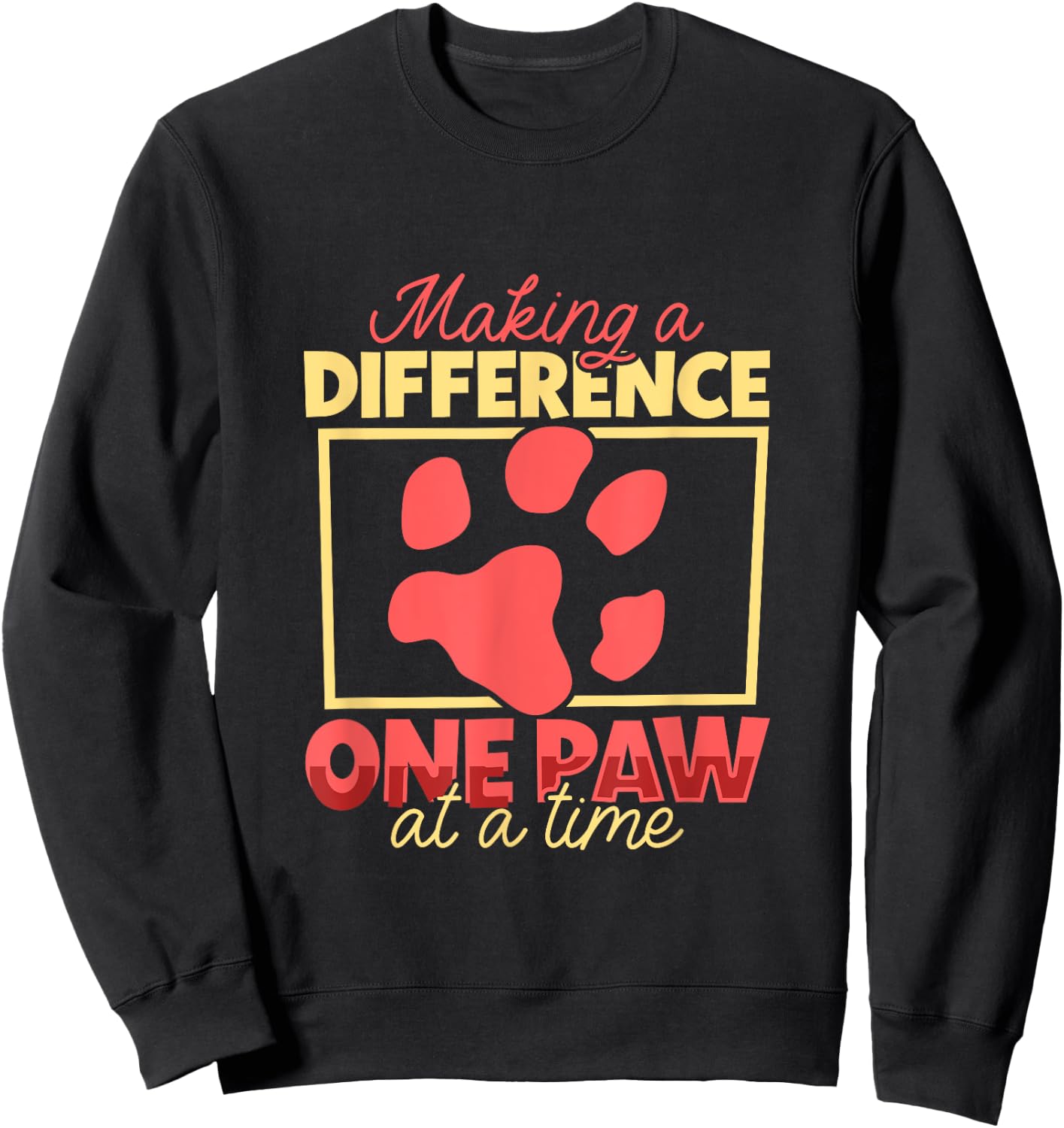 Animal protection - Animal shelter worker Sweatshirt - Sweatshirt | Black