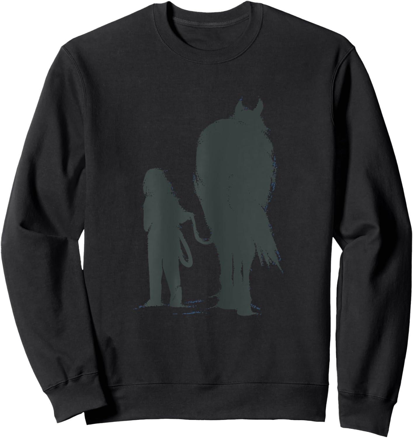 Horseback Riding Equestrian Horse Girl Sweatshirt - Sweatshirt | Black
