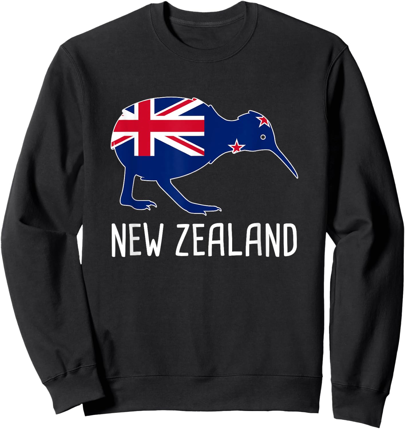 Kiwi Bird New Zealand Sweatshirt - Sweatshirt | Black