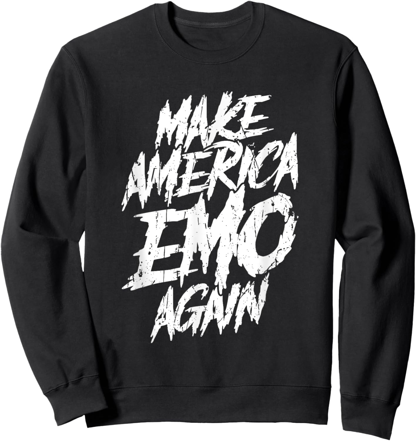 Make America Emo Again - Emo Culture Sweatshirt - Sweatshirt | Black