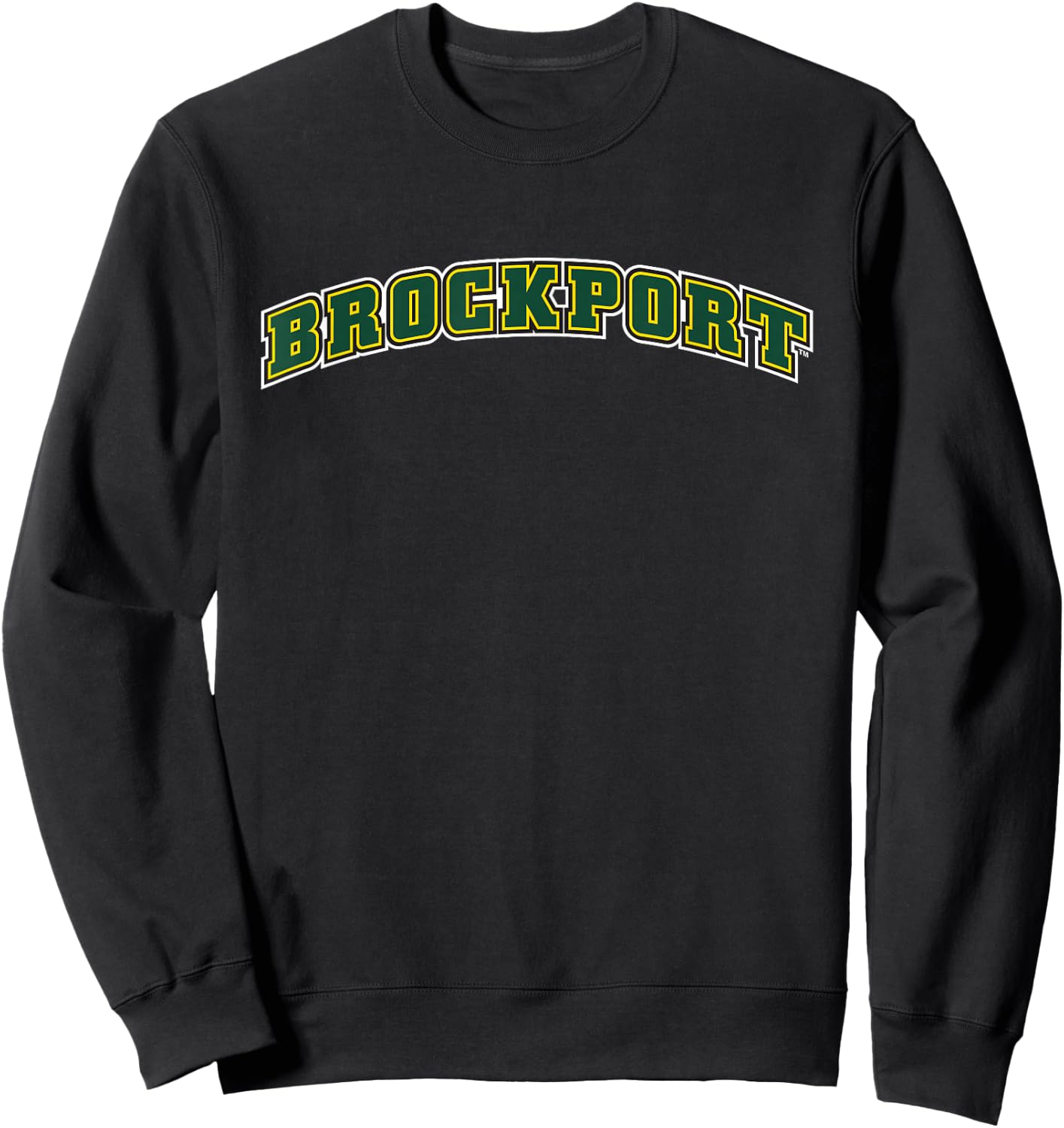 SUNY Brockport Golden Eagles Classic Collegiate Text Sweatshirt - Sweatshirt | Black