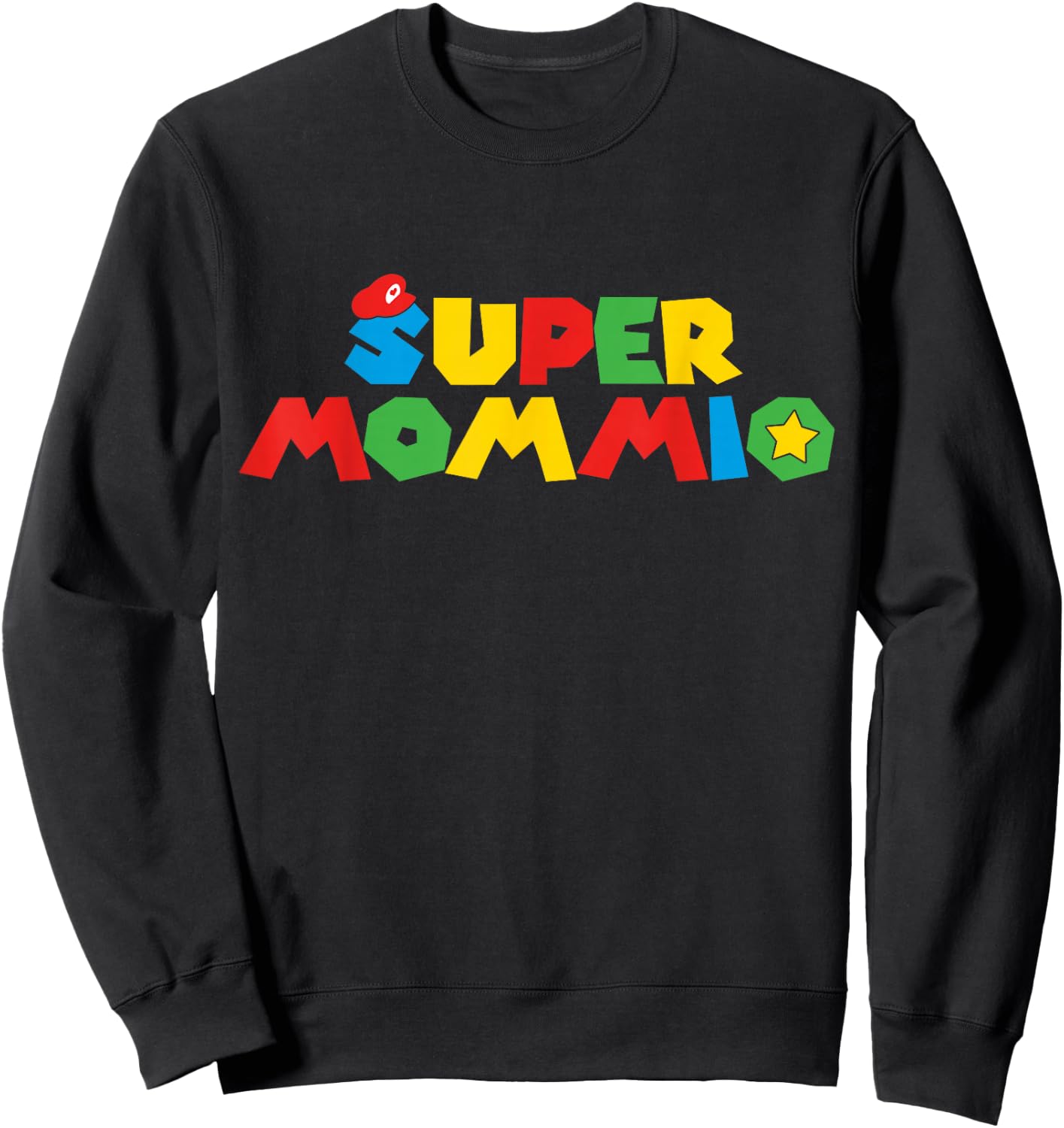 Super Gamer Mom Unleashed Celebrating Motherly Powers Sweatshirt - Sweatshirt | Black