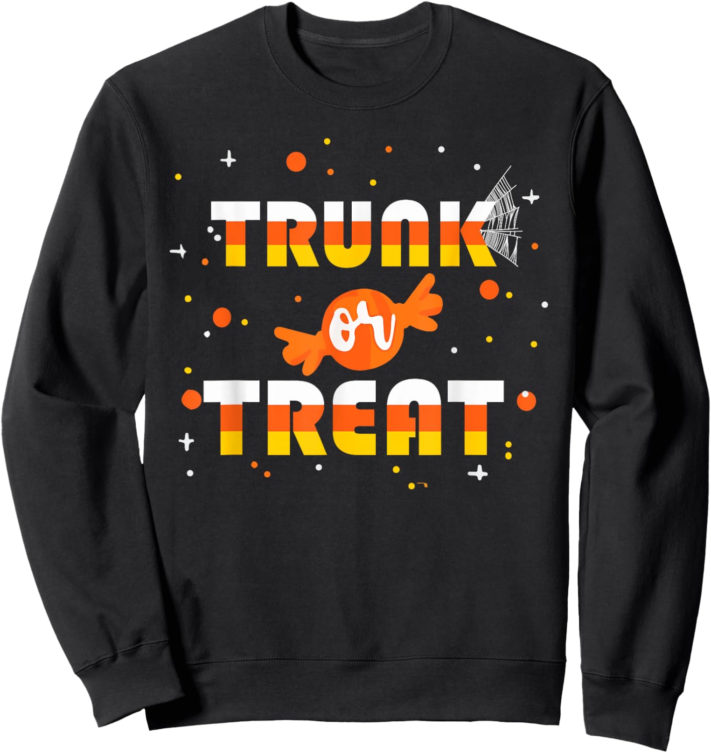 Trunk Or Treat Halloween Costume Christian Church Candy Corn Sweatshirt - Sweatshirt | Black