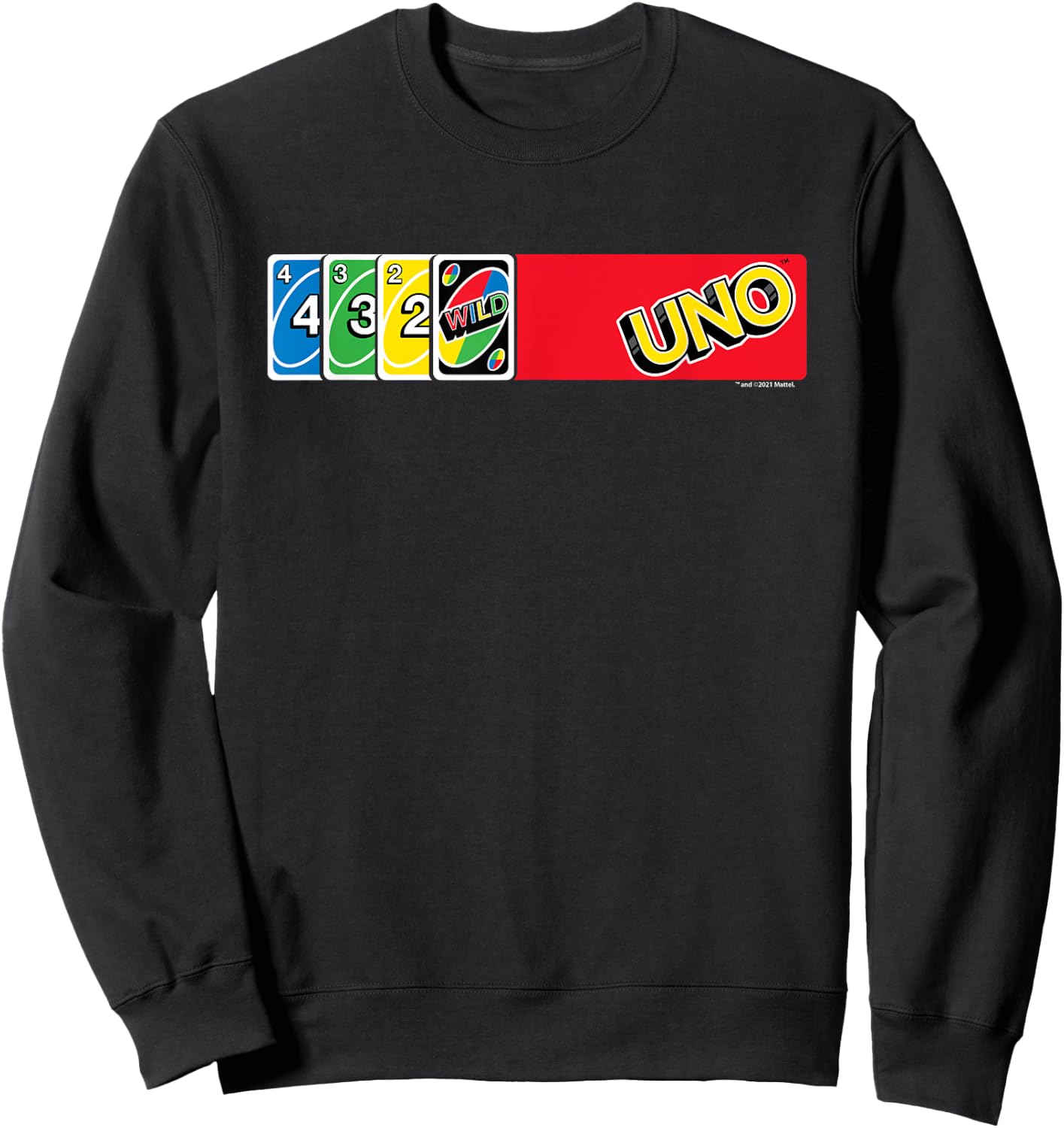 UNO - Card Spread Sweatshirt - Sweatshirt | Black