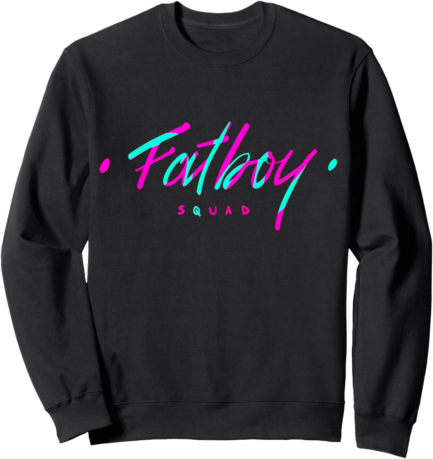 Fatboy Squad Gym Weightlifting Bodybuilding Fitness Workout Sweatshirt - Sweatshirt | Black