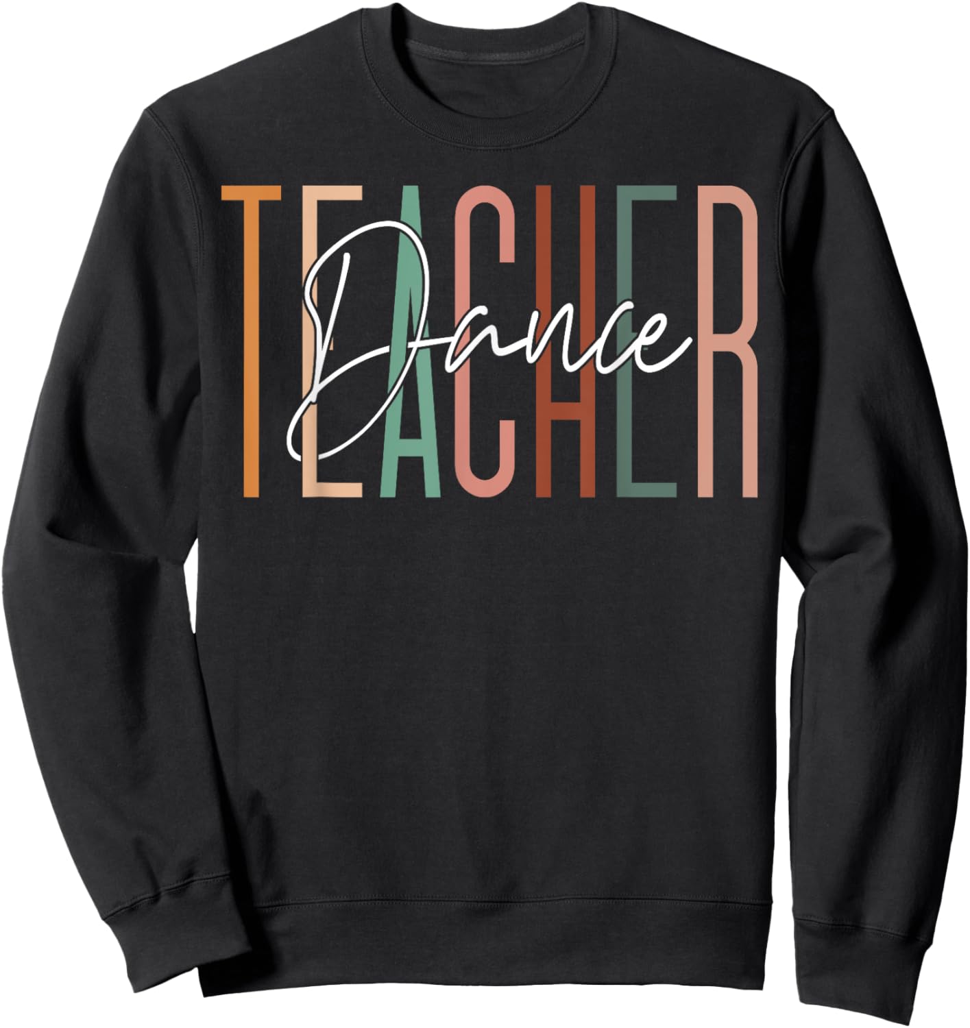 Back To School Vintage Retro Dance Cute Women Teachers & Kids - Black - Small Sweatshirt - Sweatshirt | Black