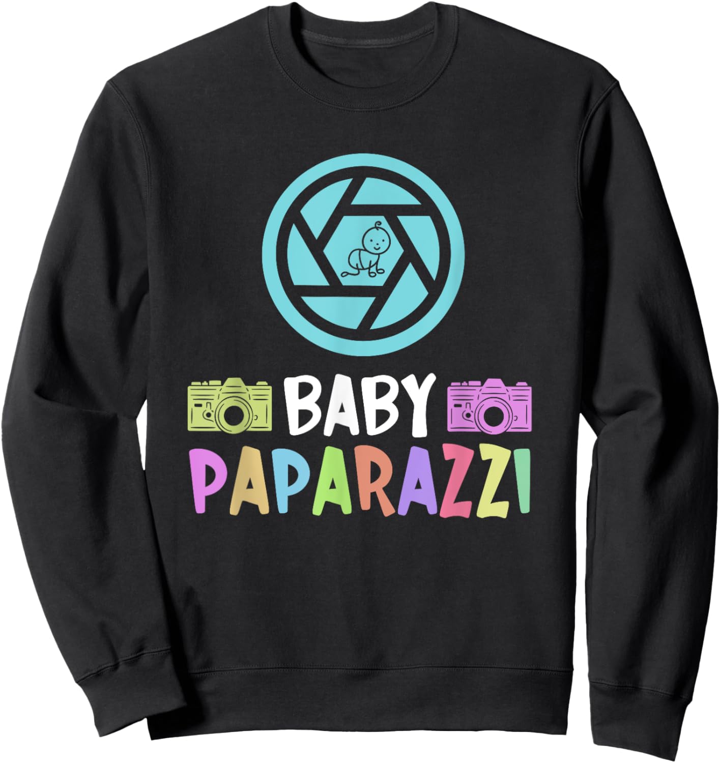 Baby Paparazzi - Newborn Photographer Photographer Sweatshirt - Sweatshirt | Black