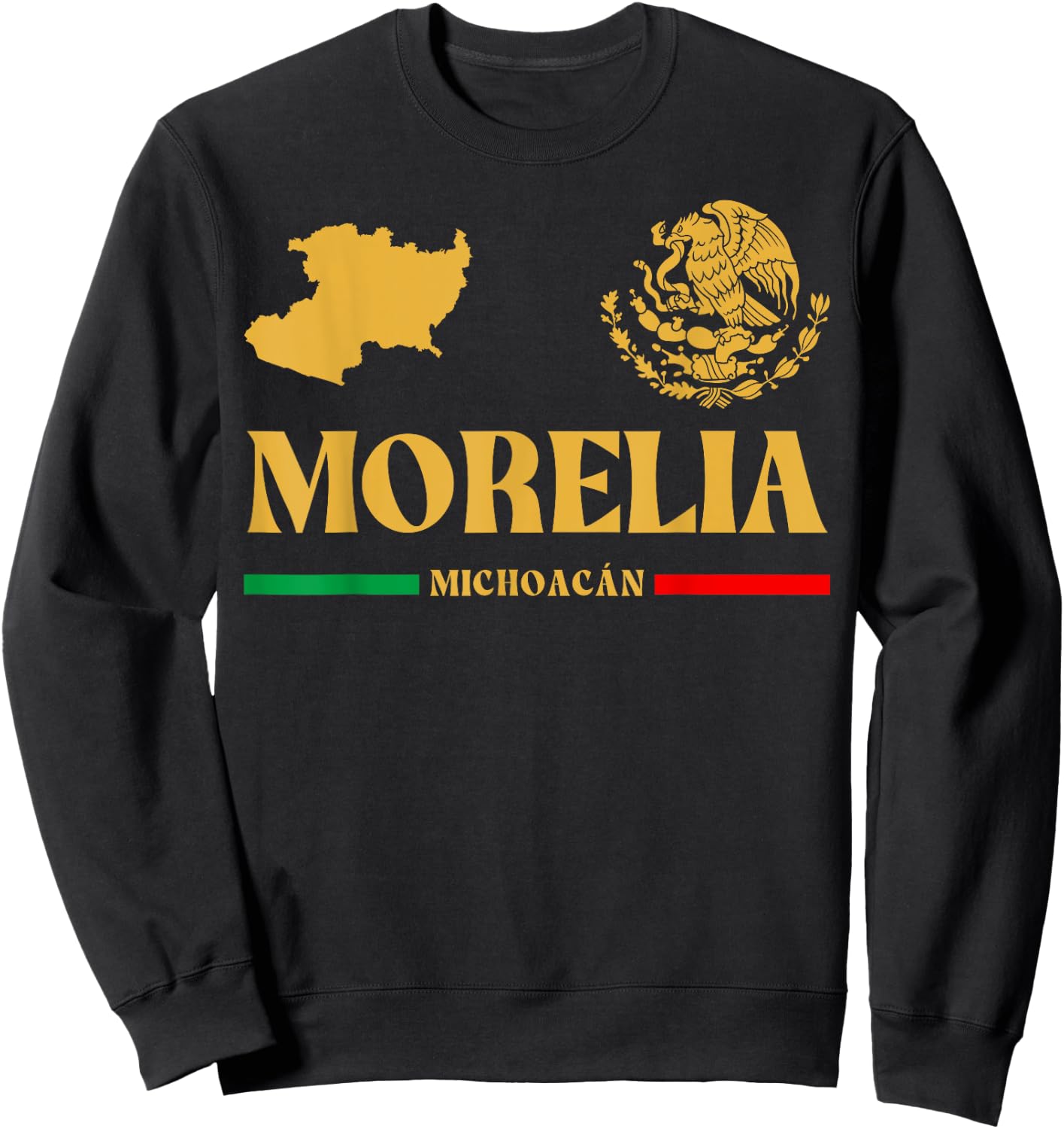Morelia Emblem, Morelia Michoacan, Morelia Sweatshirt - Sweatshirt | Black