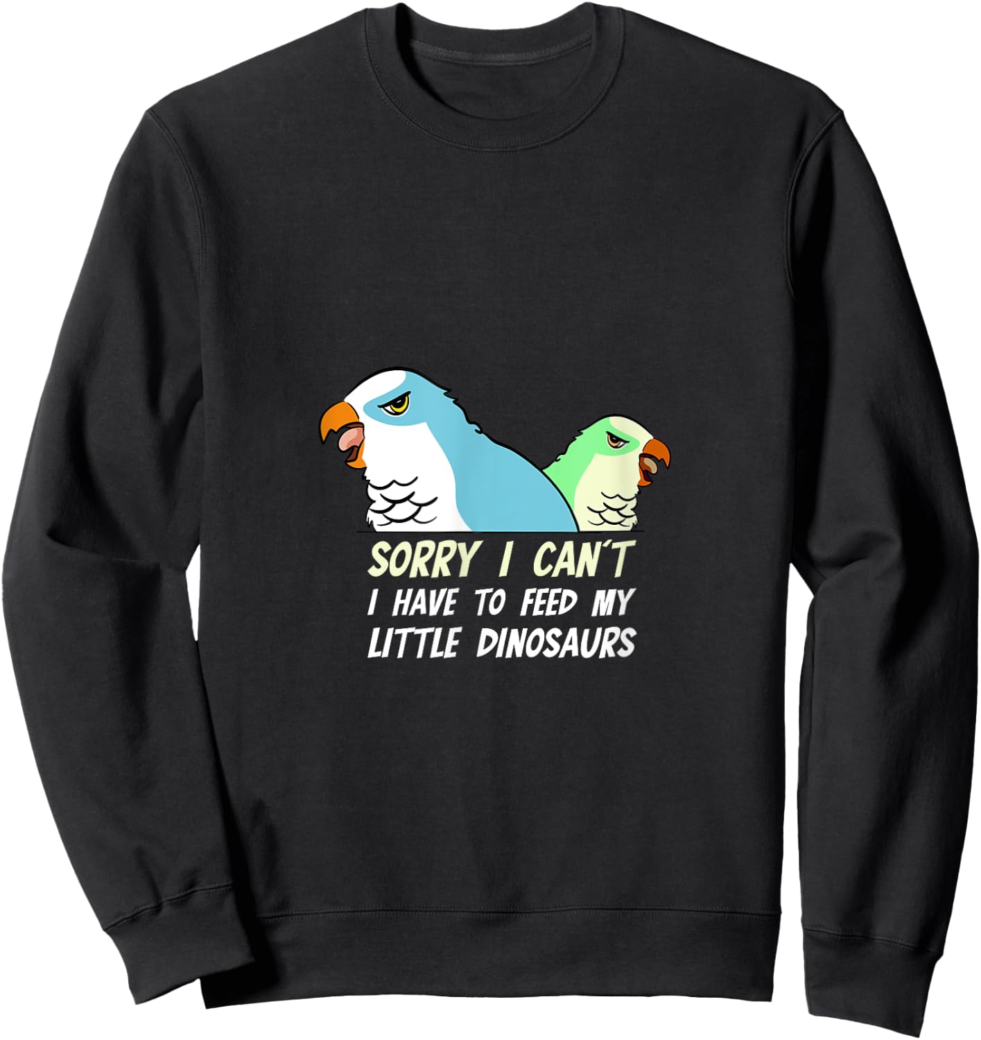 Quaker Parrot Monk Parakeet Sweatshirt - Sweatshirt | Black