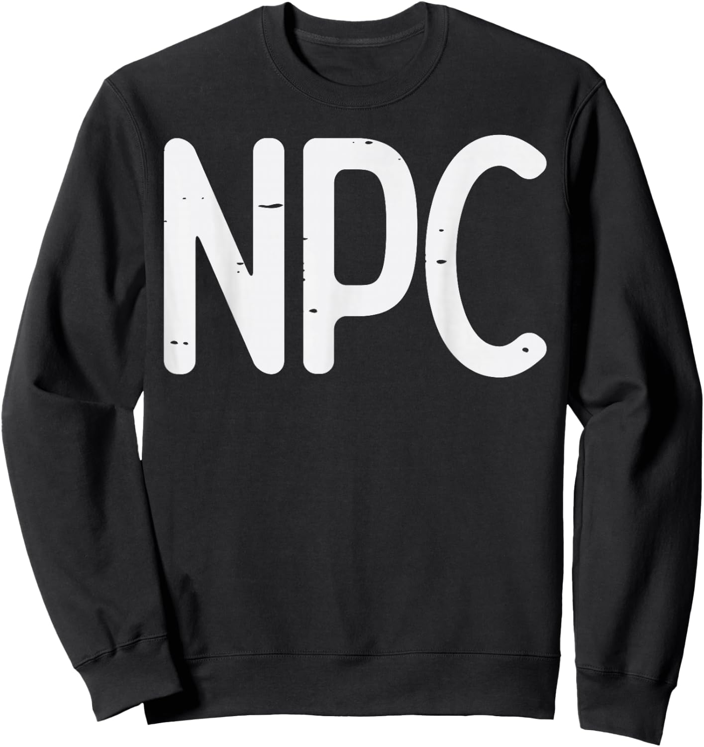 RPG Gamer NPC Funny Non Player Character Men Boys Sweatshirt - Sweatshirt | Black