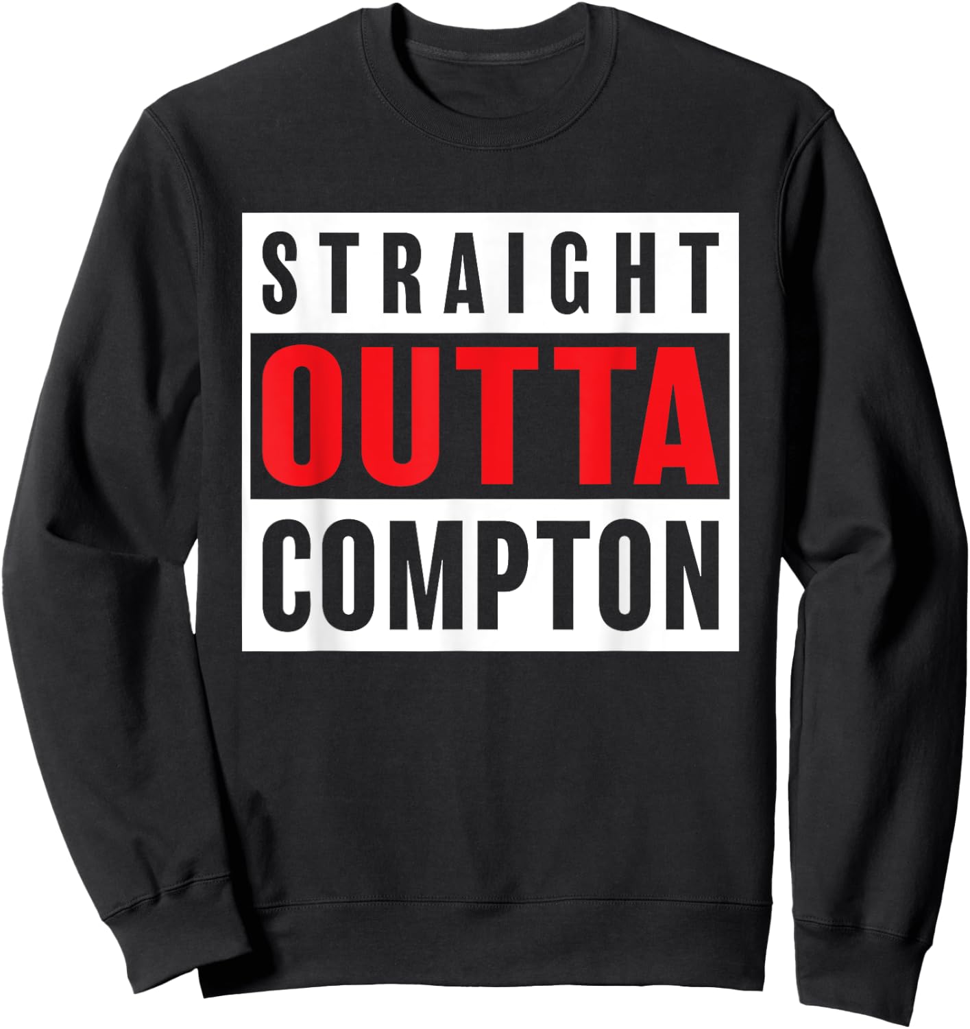 Straight Out Of Compton Sweatshirt - Sweatshirt | Black