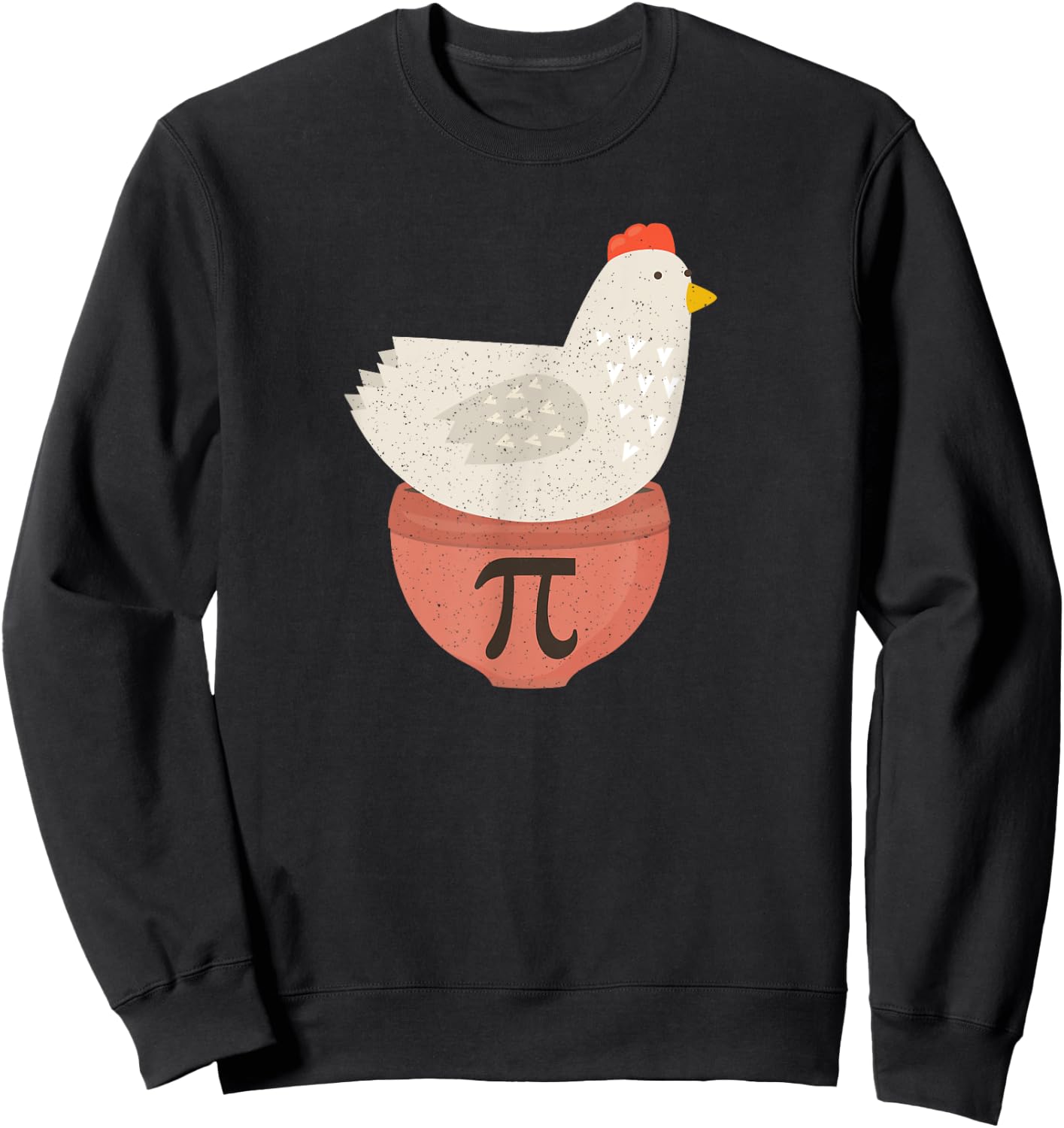 Happy Pi Day Funny Chicken Pot Pie 3.14 Science Math Teacher Sweatshirt - Sweatshirt | Black