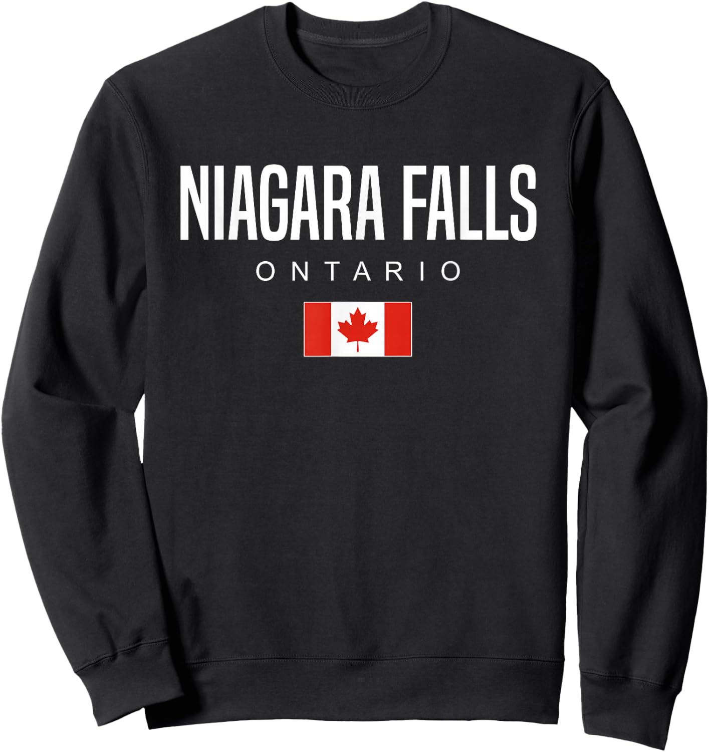 Niagara Falls Ontario Canada Sweatshirt - Sweatshirt | Black
