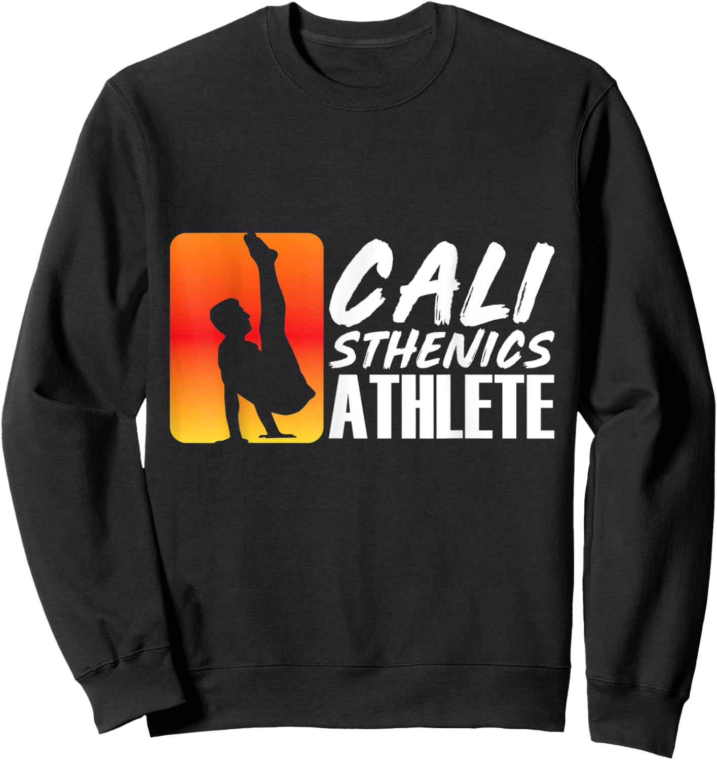 Calisthenics Athlete Fitness Workout Muscle Up Sweatshirt - Sweatshirt | Black