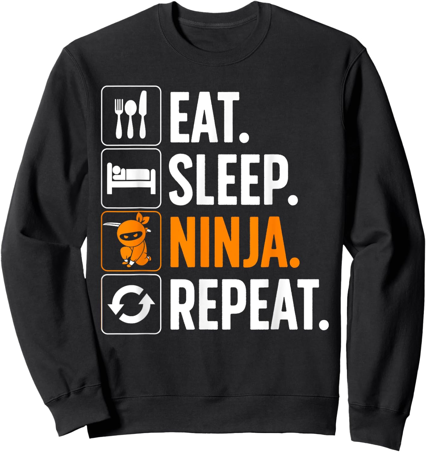 Ninja Art Women Ninja Martial Arts Ninja Costume Sweatshirt - Sweatshirt | Black