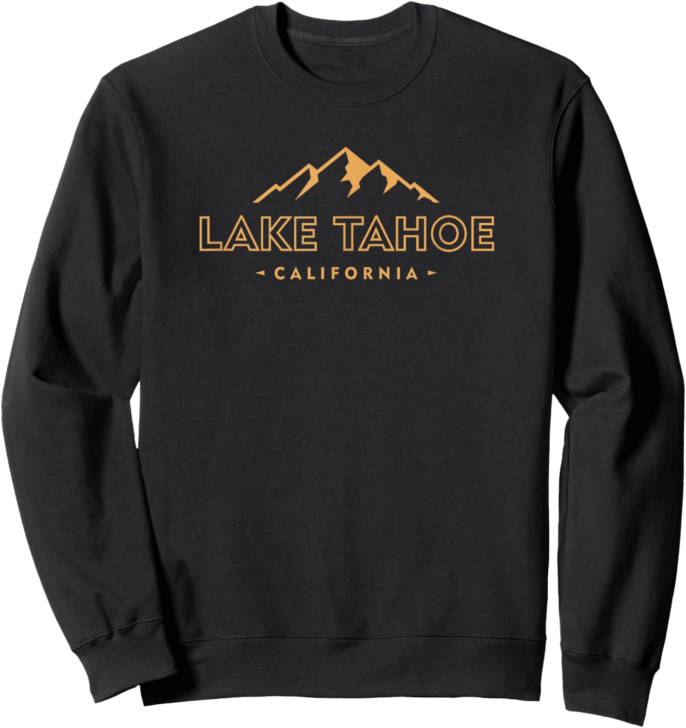 Lake Tahoe California Retro Mountain Souvenir Sweatshirt - Sweatshirt | Black