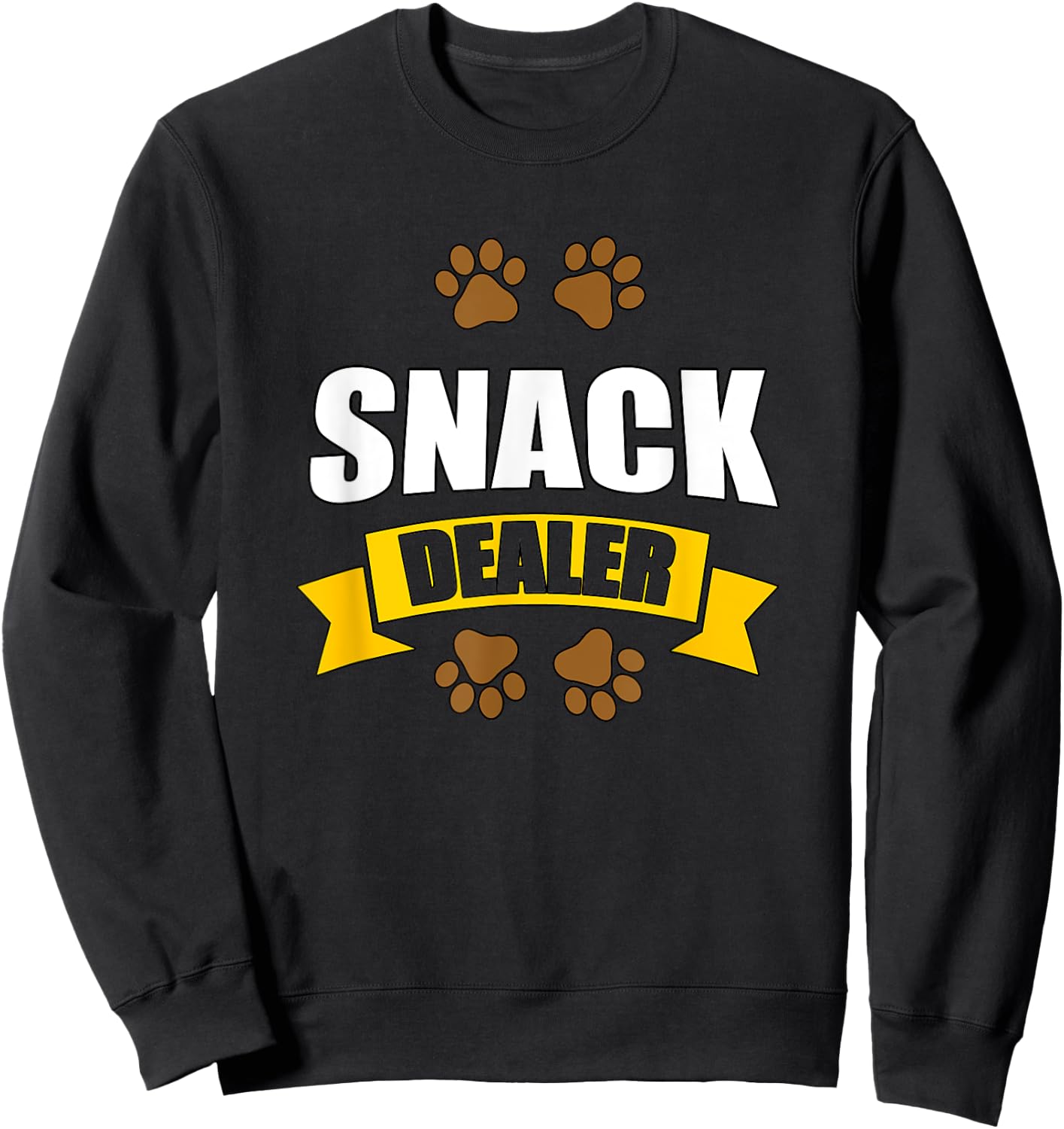 Snack Dealer for dog and pet owners Women Sweatshirt - Sweatshirt | Black