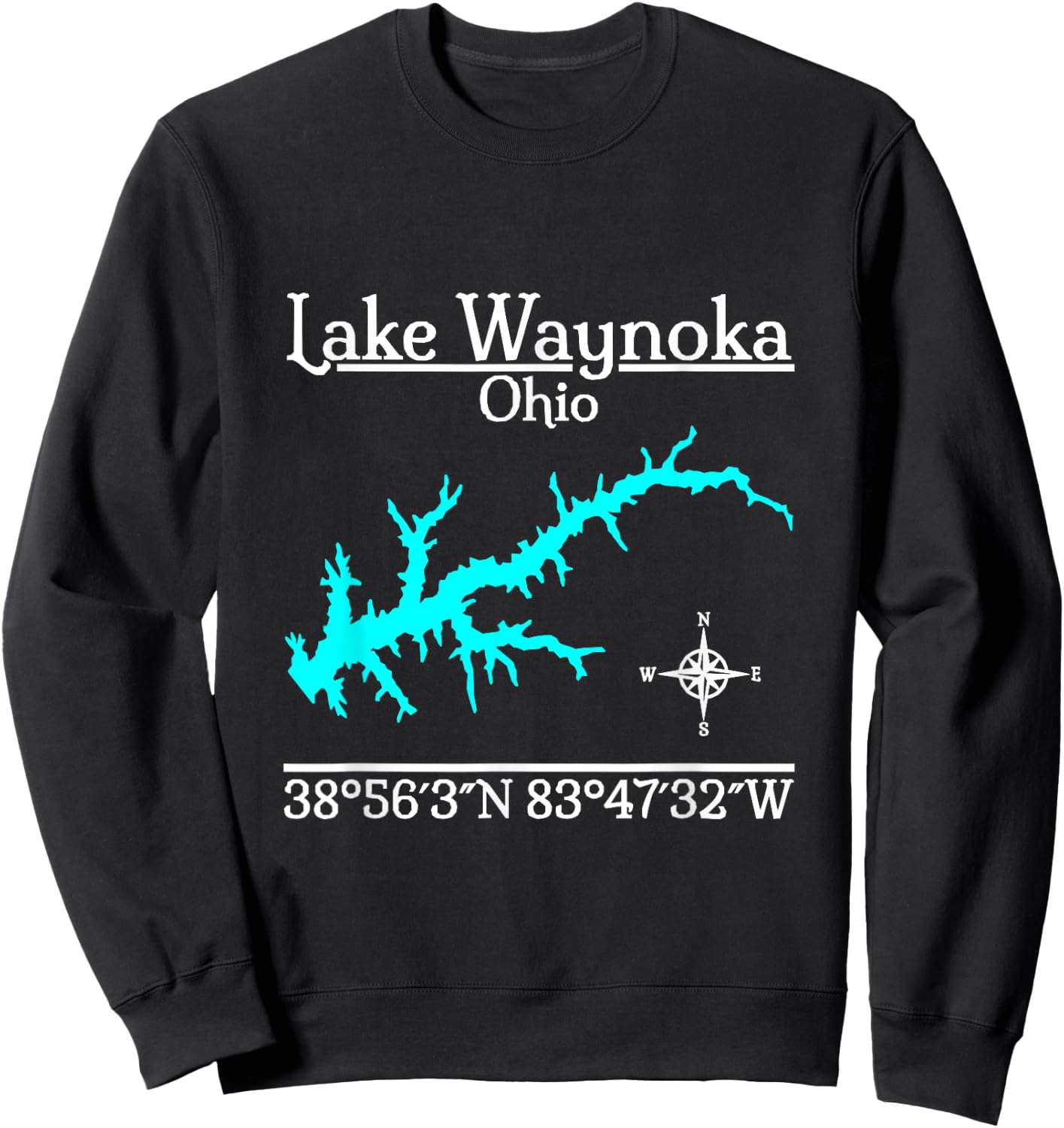 Lake Waynoka, Ohio Sweatshirt - Sweatshirt | Black