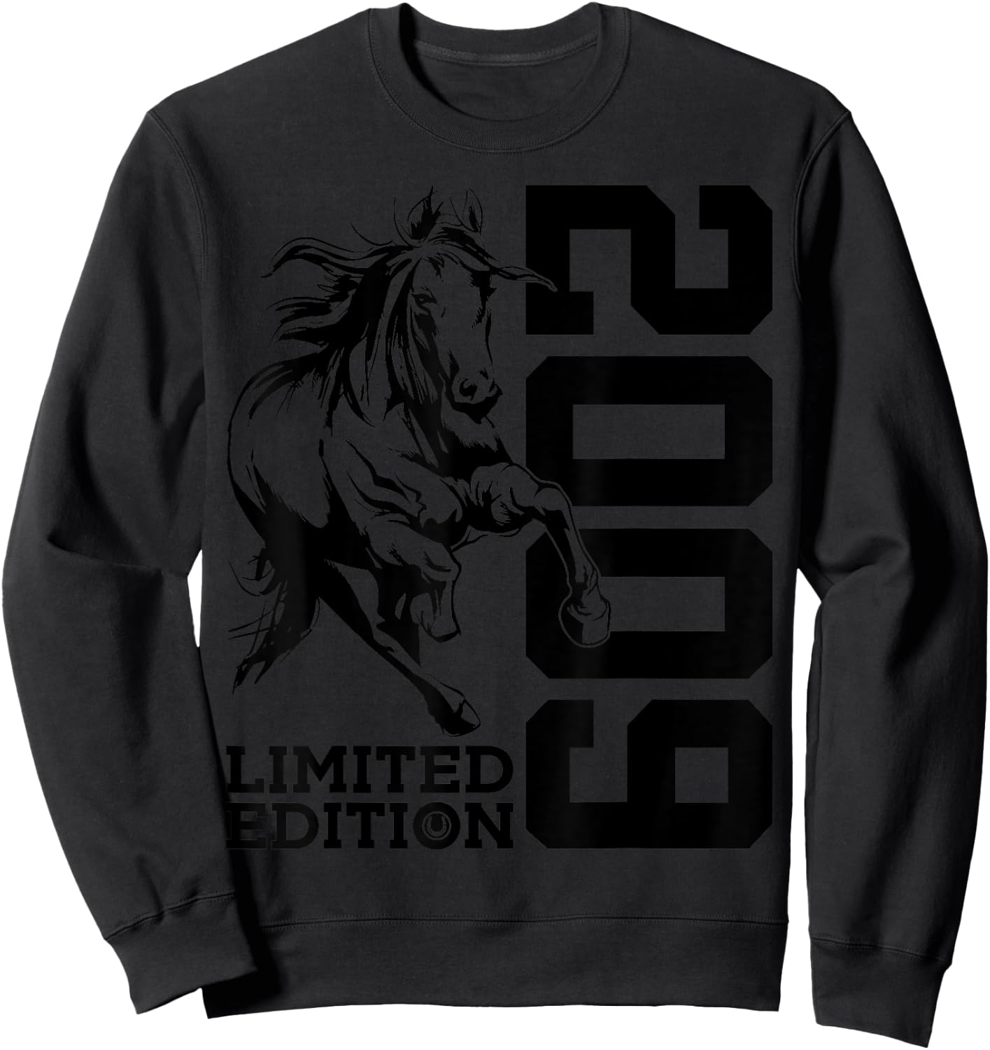 Riding 16th Birthday Horse Limited Edition 2009 Rider Sweatshirt - Sweatshirt | Black