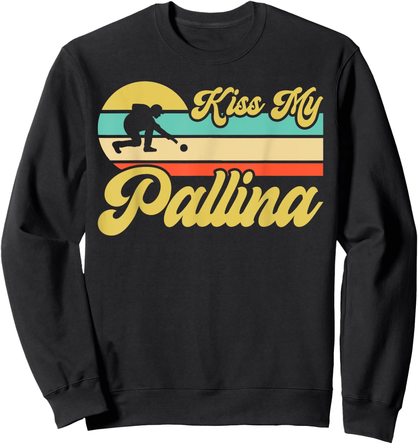 Boccia Kiss My Pallina Pallino Sweatshirt - Sweatshirt | Black